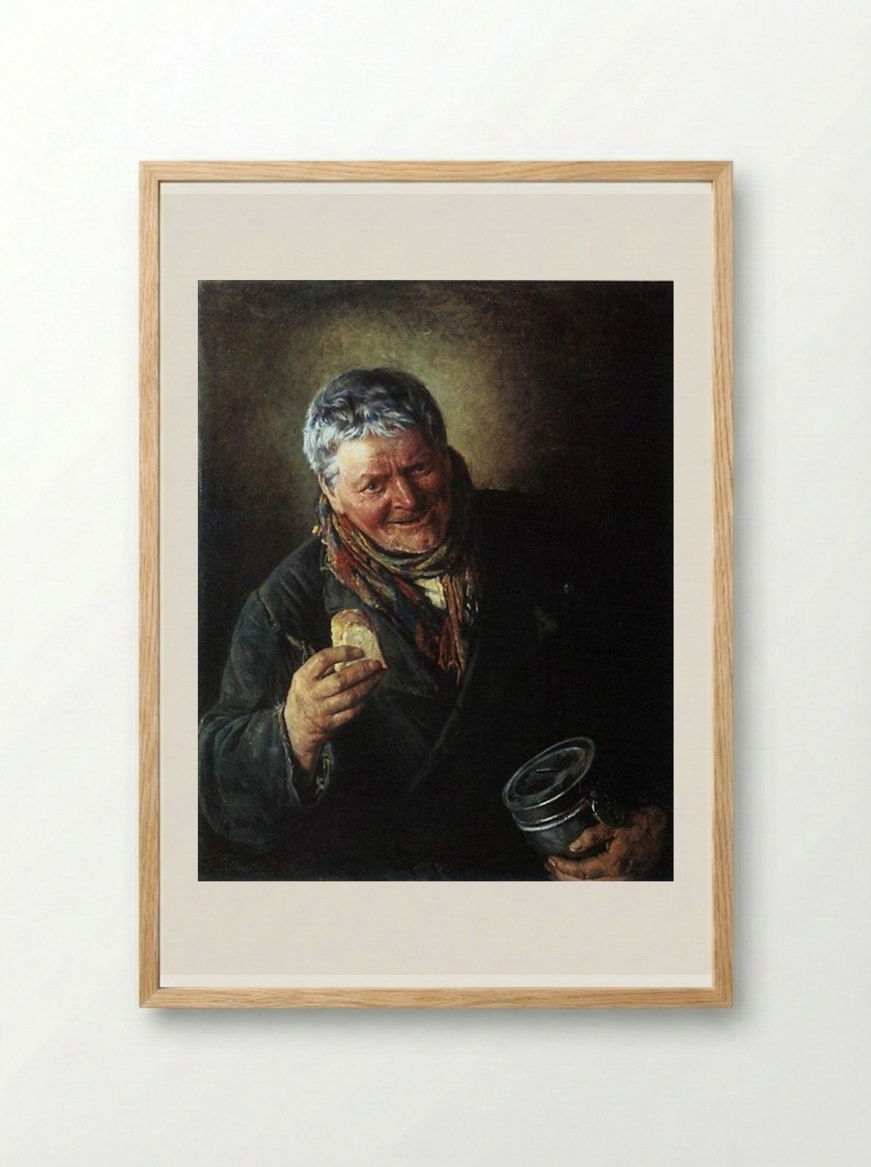 A Deacon - Vladimir Makovsky - Framed Print Wood