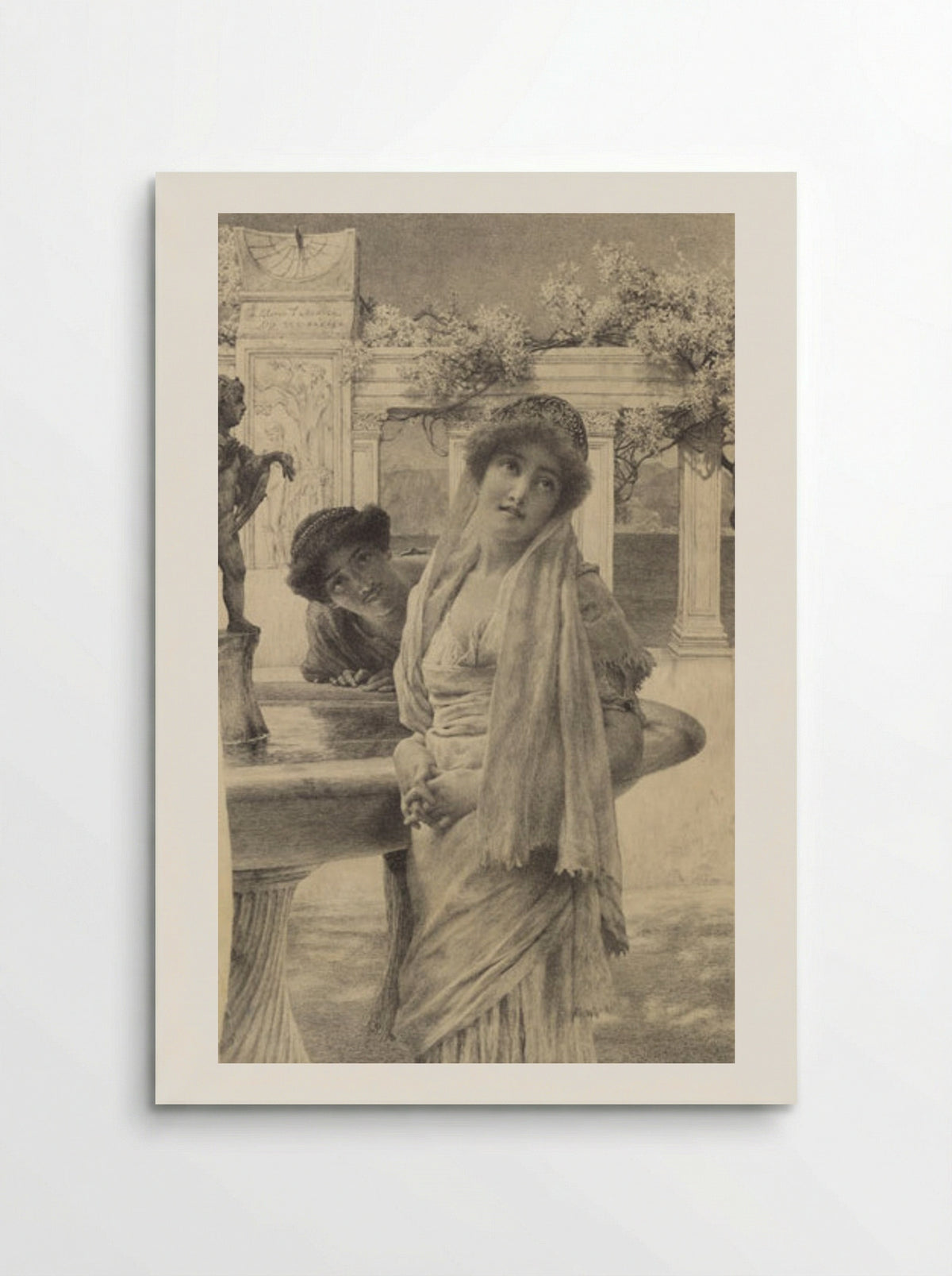 A Difference of Opinion - Sir Lawrence Alma-Tadema - Poster