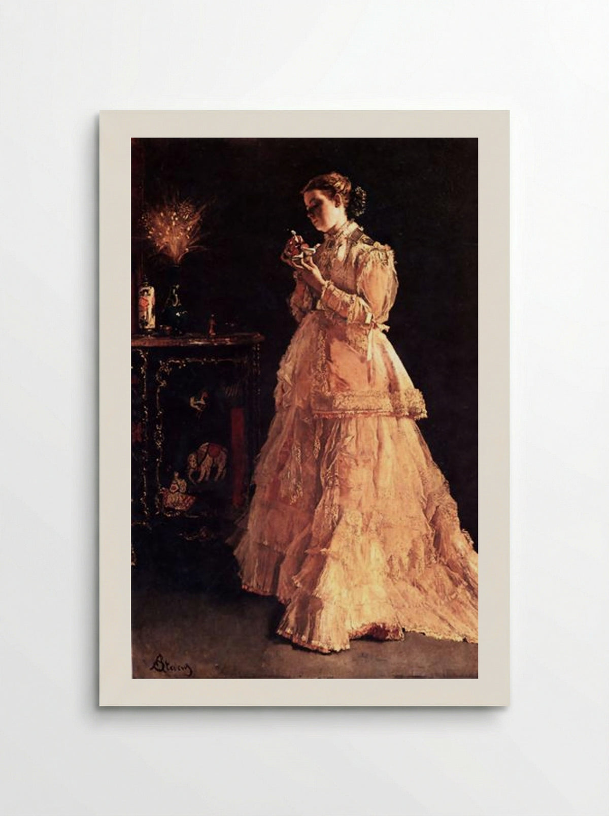 A Doll - Alfred Stevens - Poster