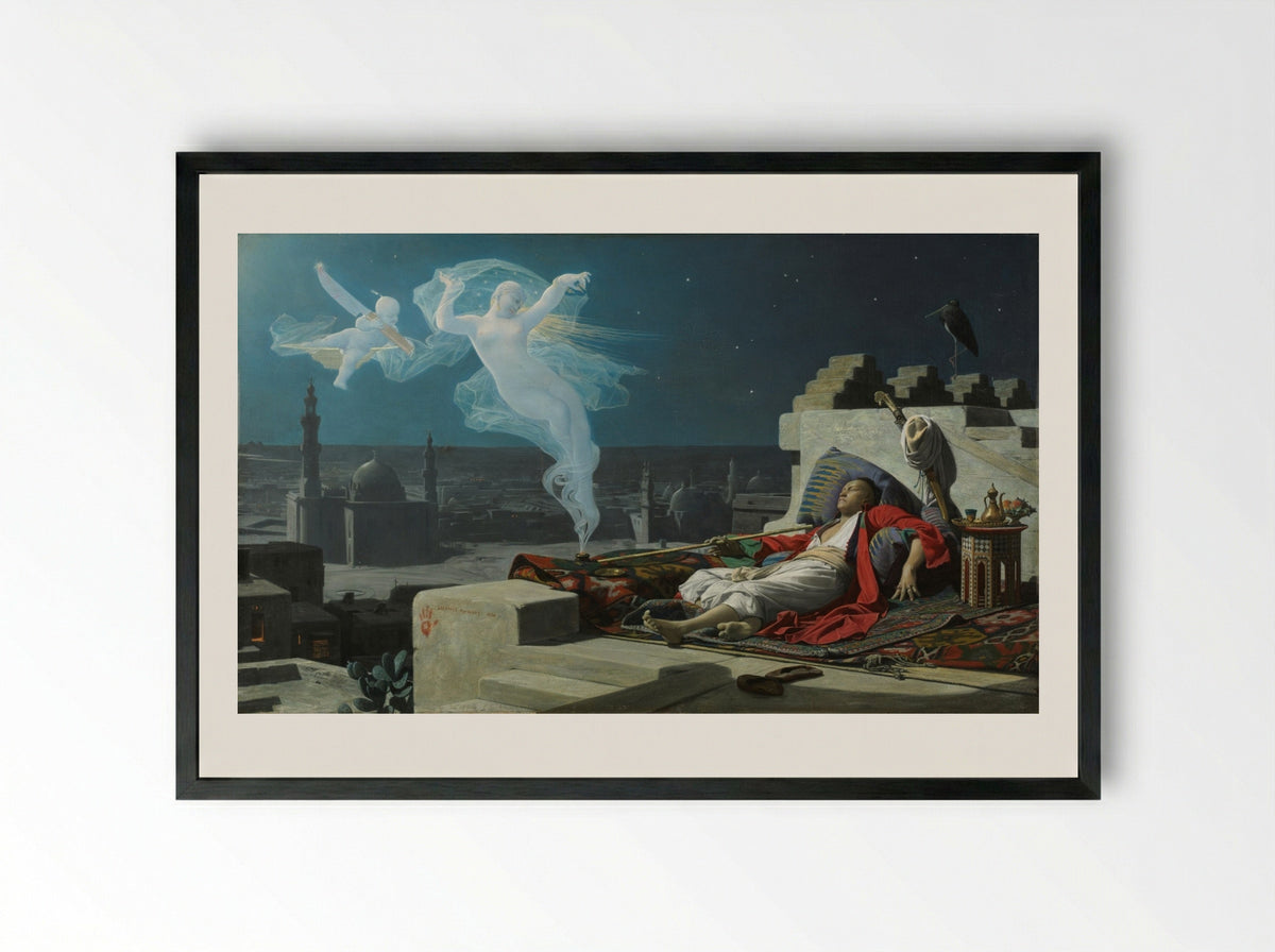 A Eunuch's Dream - Jean Lecomte du Nouÿ - Framed Print Black