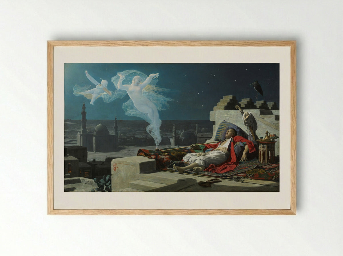 A Eunuch's Dream - Jean Lecomte du Nouÿ - Framed Print Wood