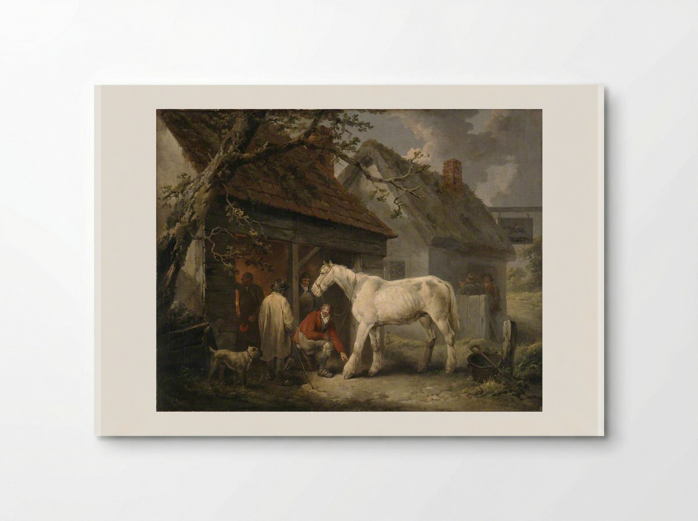 A Farrier's Shop - George Morland - Poster