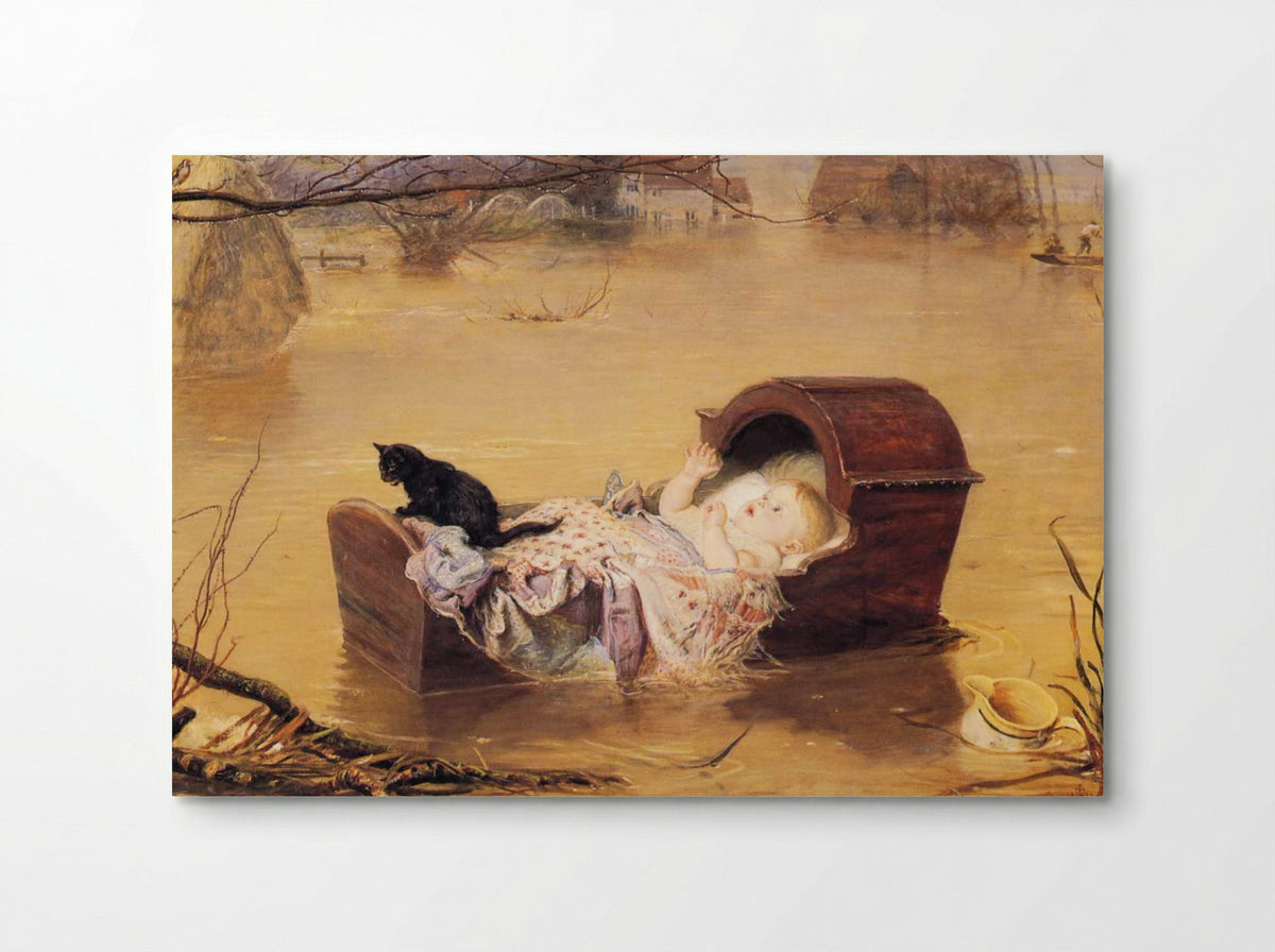 A Flood - John Everett Millais - Poster