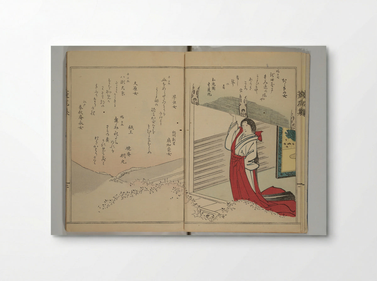 A Flowery Mirror of Beautiful Women - Katsura Seiyō - Poster