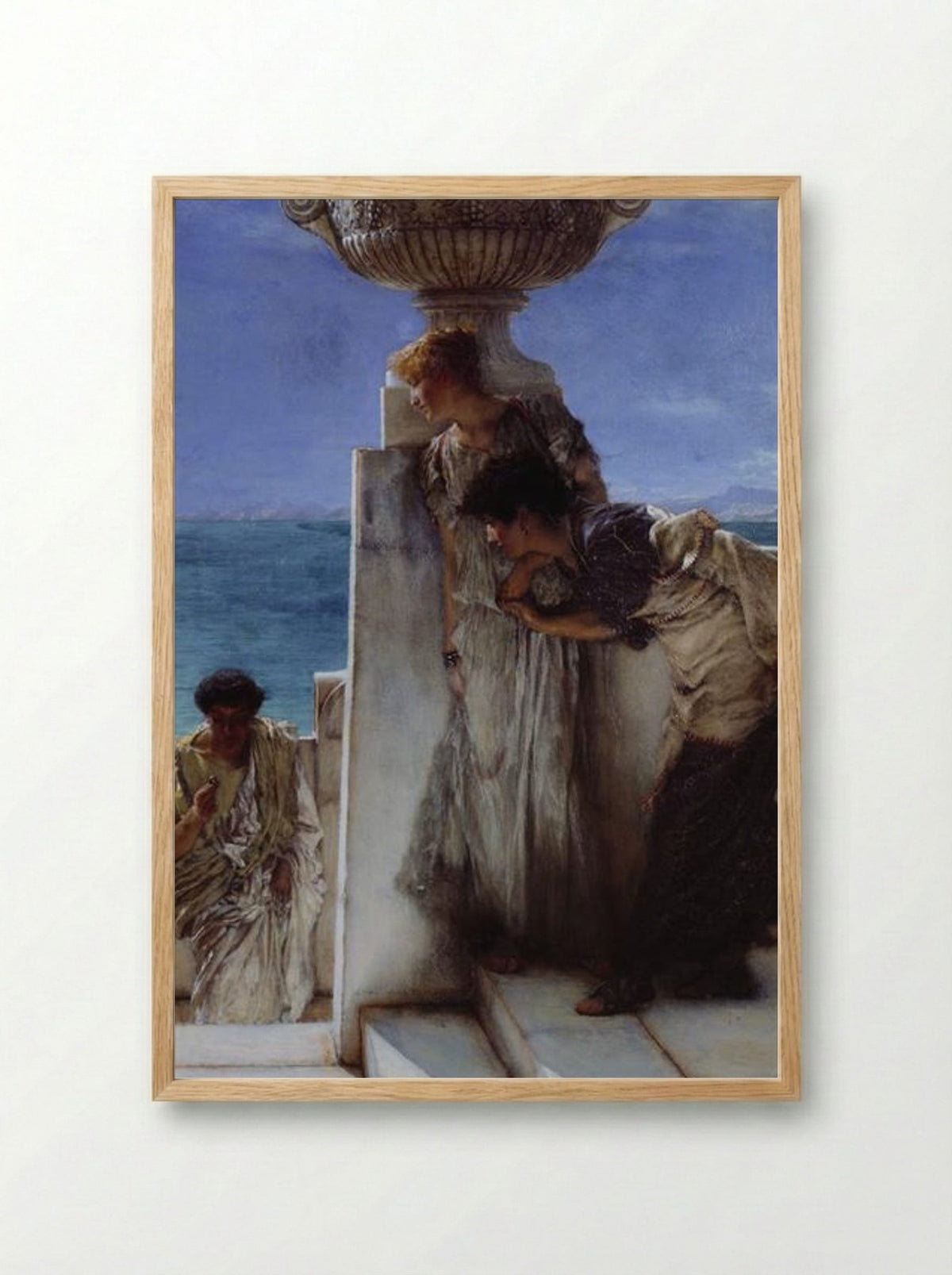 A Foregone Conclusion - Sir Lawrence Alma-Tadema - Framed Print Wood