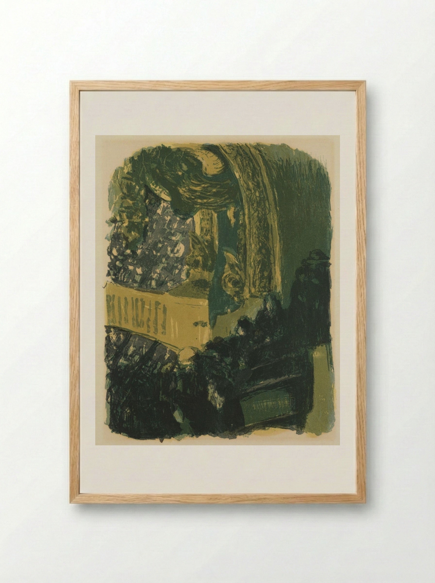A Gallery at the Gymnasium - Édouard Vuillard - Framed Print Wood