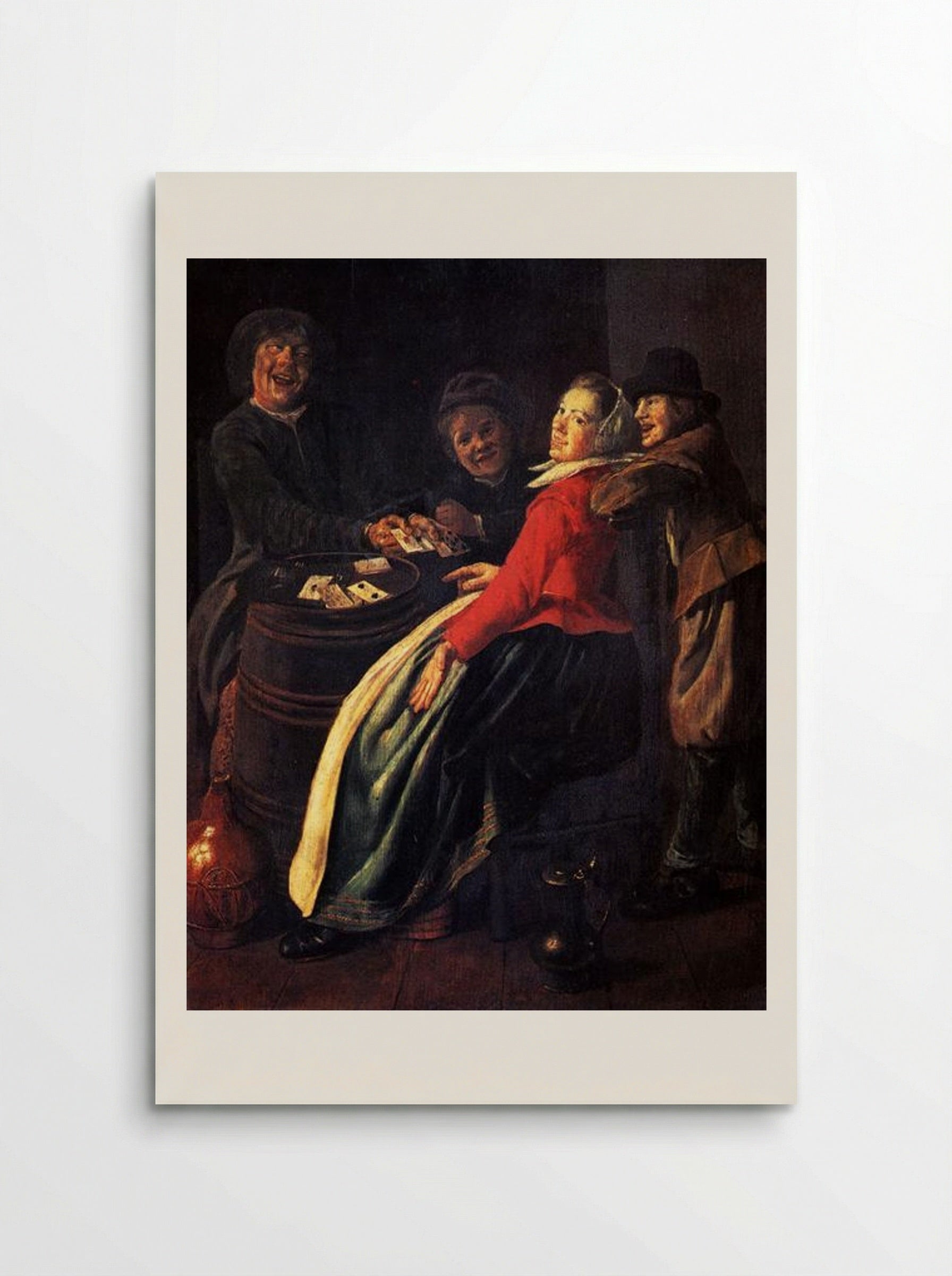 A Game of Cards - Judith Leyster - Poster