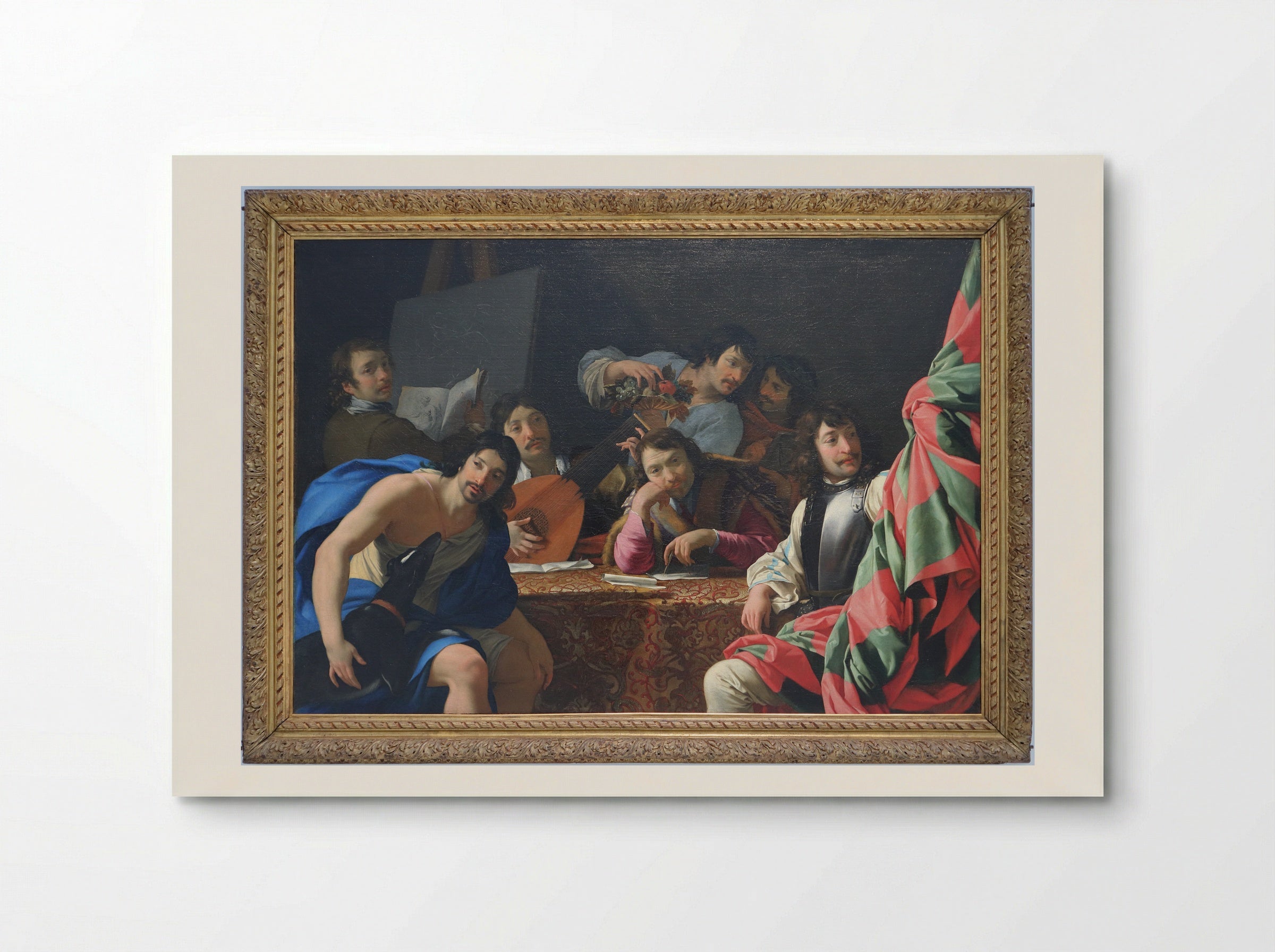 A Gathering of Friends - Eustache Le Sueur - Poster
