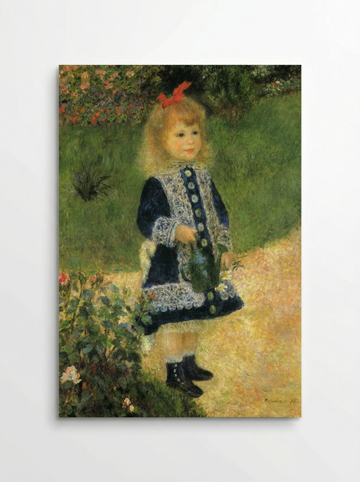 A Girl with a Watering Can - Pierre-Auguste Renoir - Poster