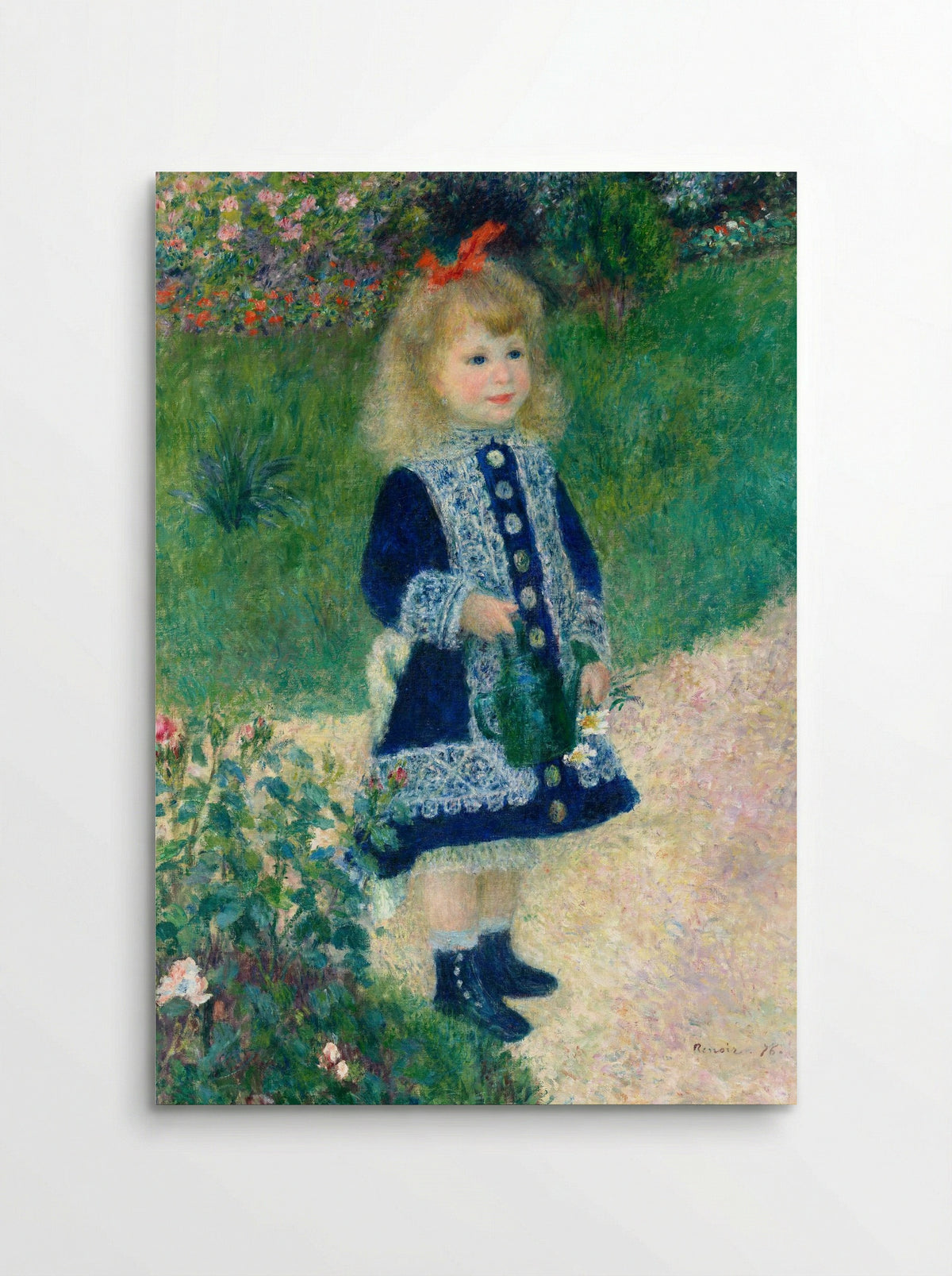 A Girl with a Watering Can - Pierre-Auguste Renoir - Poster