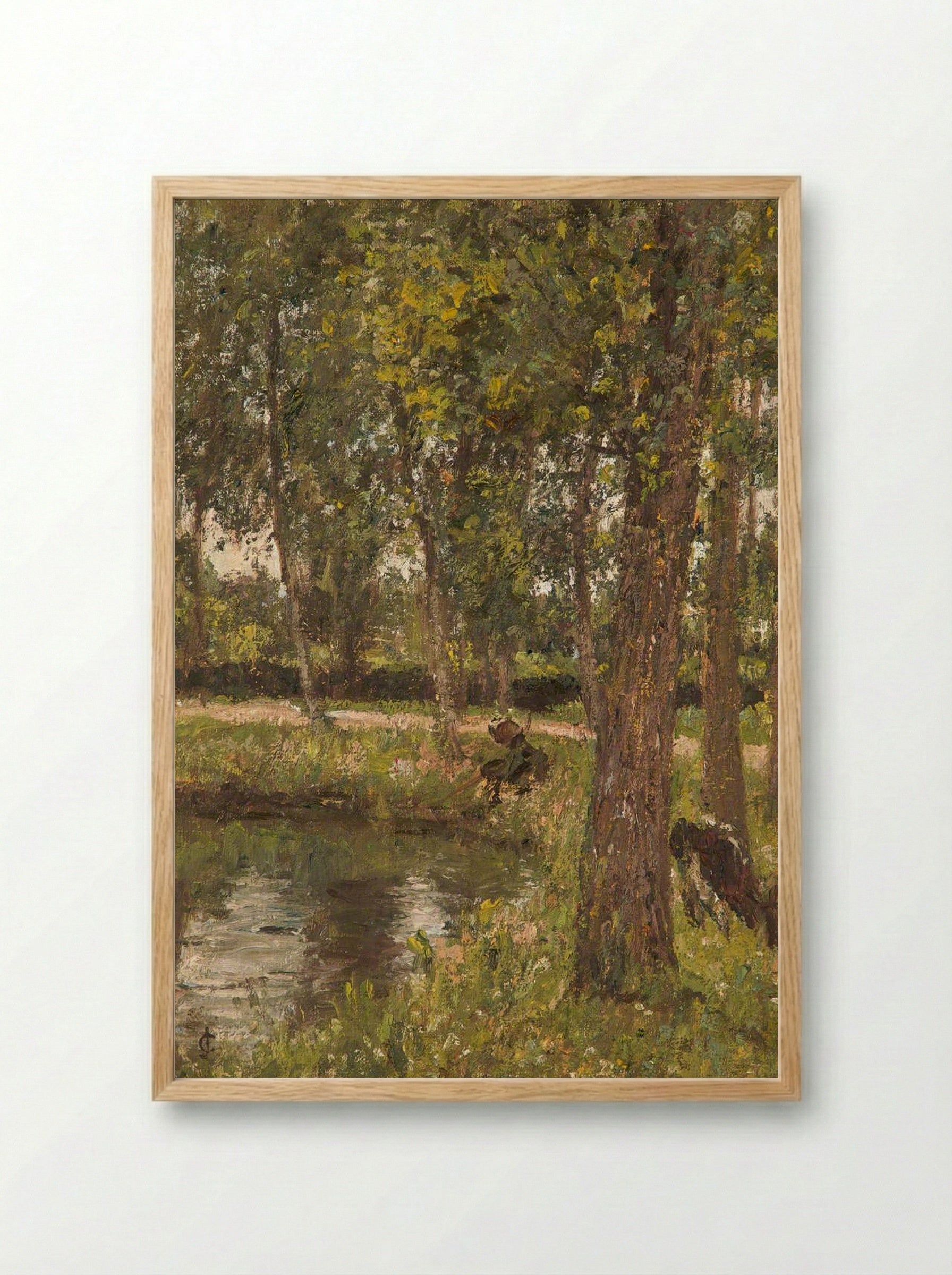 A Glade - James Charles - Framed Print Wood