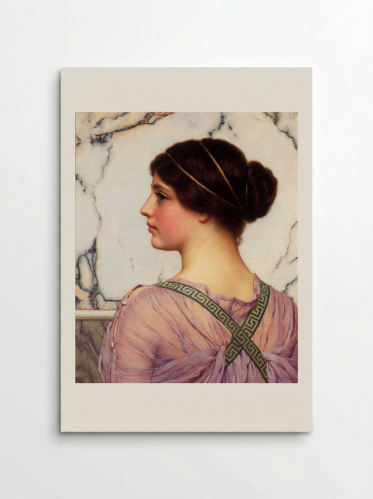 A Grecian Lovely - John William Godward - Poster