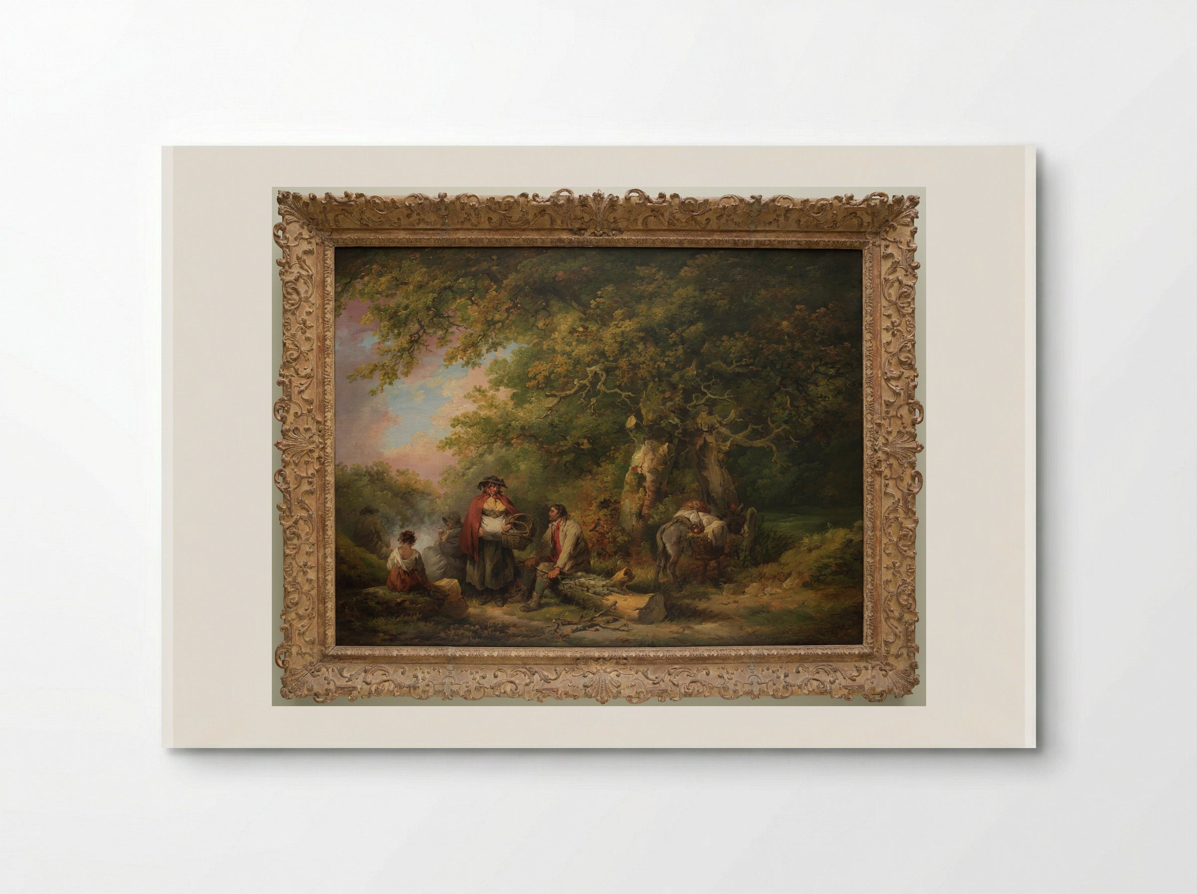 A Gypsy Encampment - George Morland - Poster