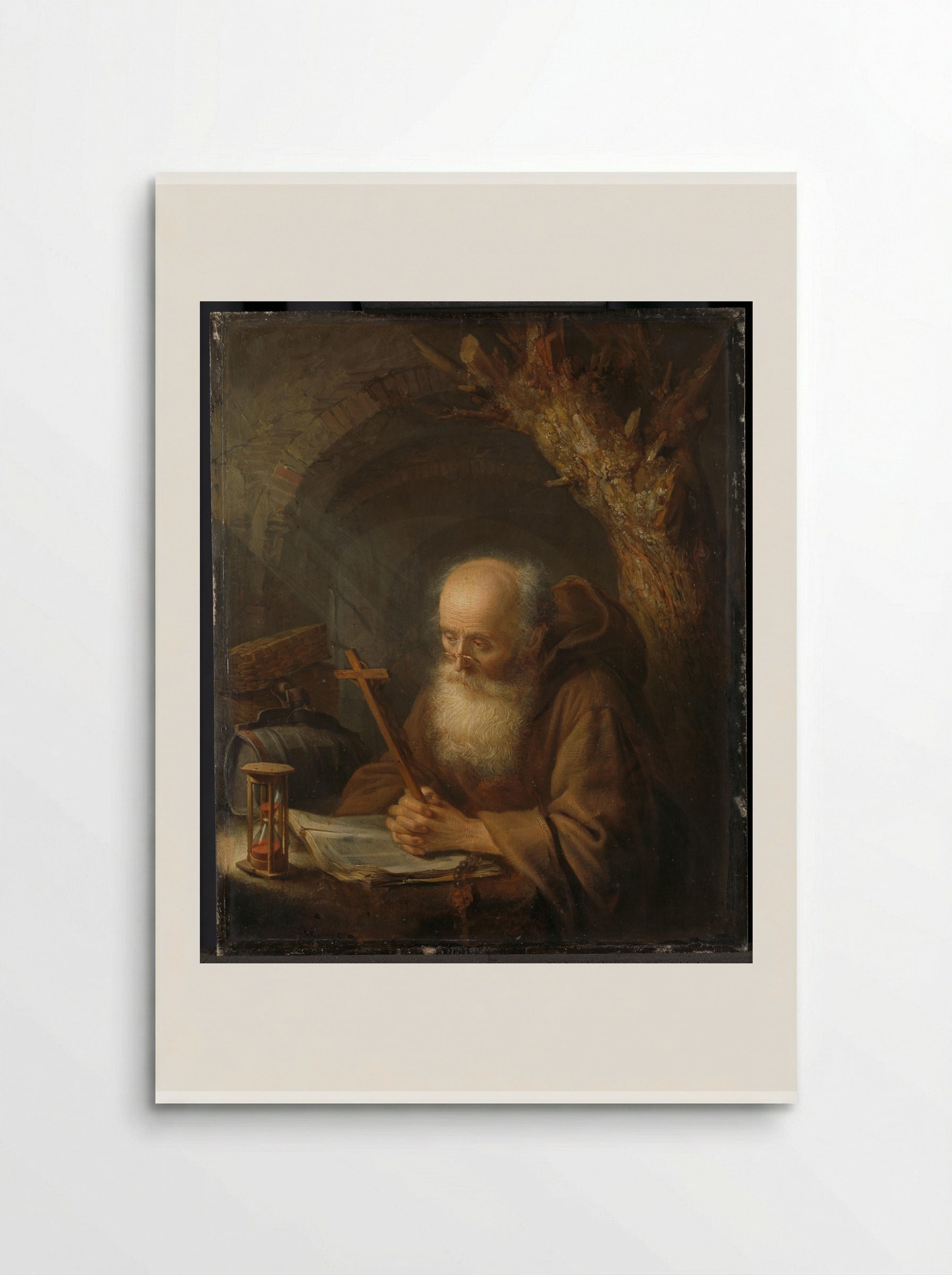 A Hermit - Gerrit Dou - Poster