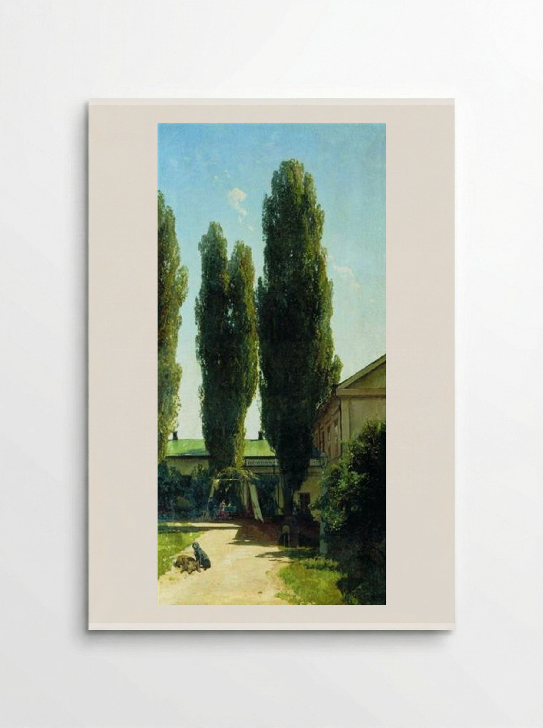 A Hot Afternoon in the Southern Estate - Volodymyr Orlovsky - Poster