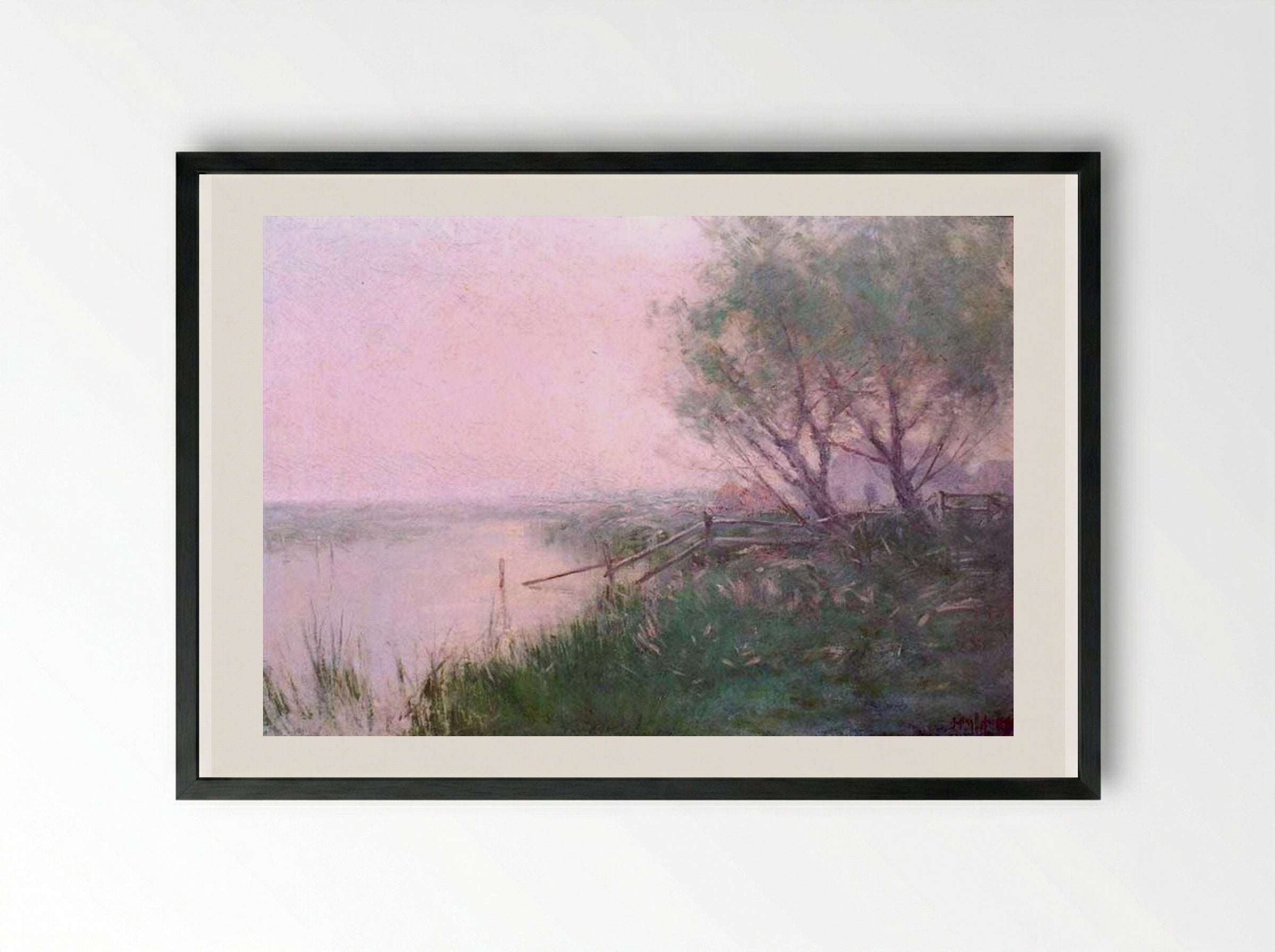A June Morning - Robert Julian Onderdonk - Framed Print Black