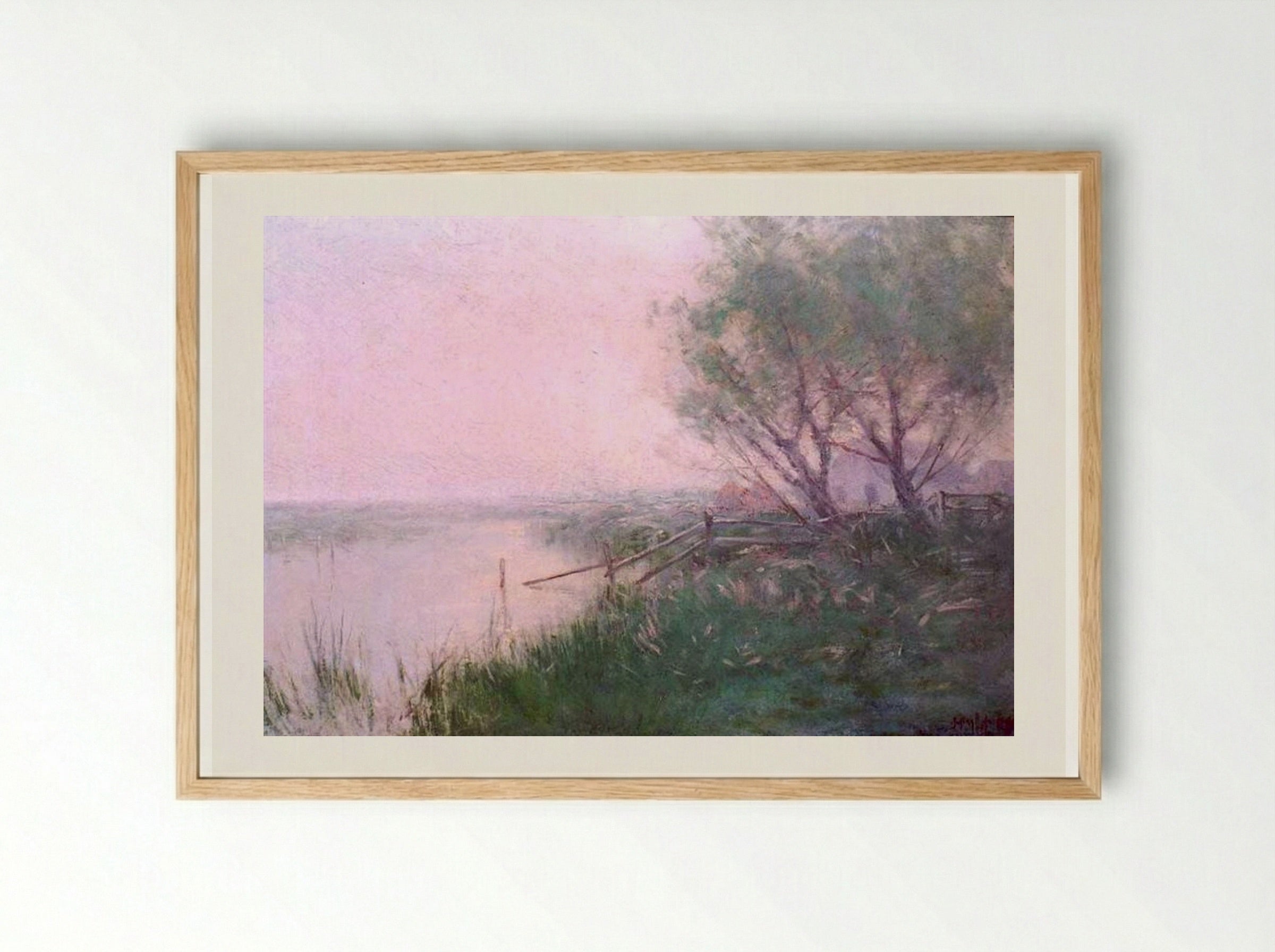 A June Morning - Robert Julian Onderdonk - Framed Print Wood