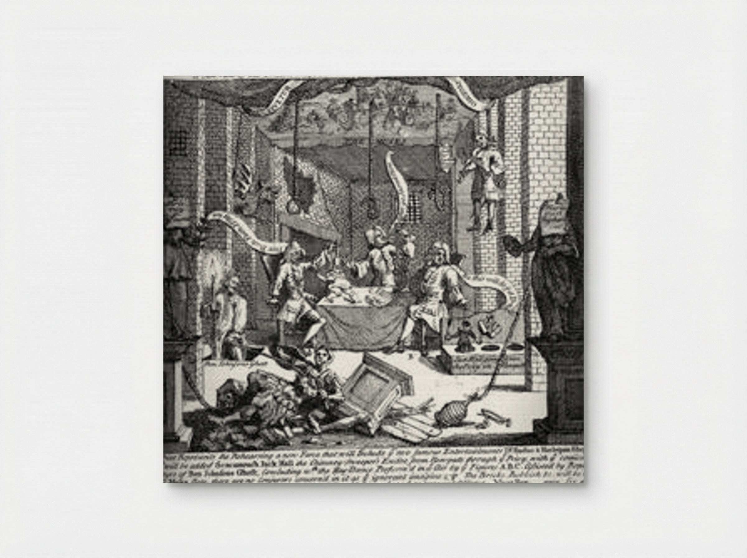 A Just View of the British Stage - William Hogarth - Poster