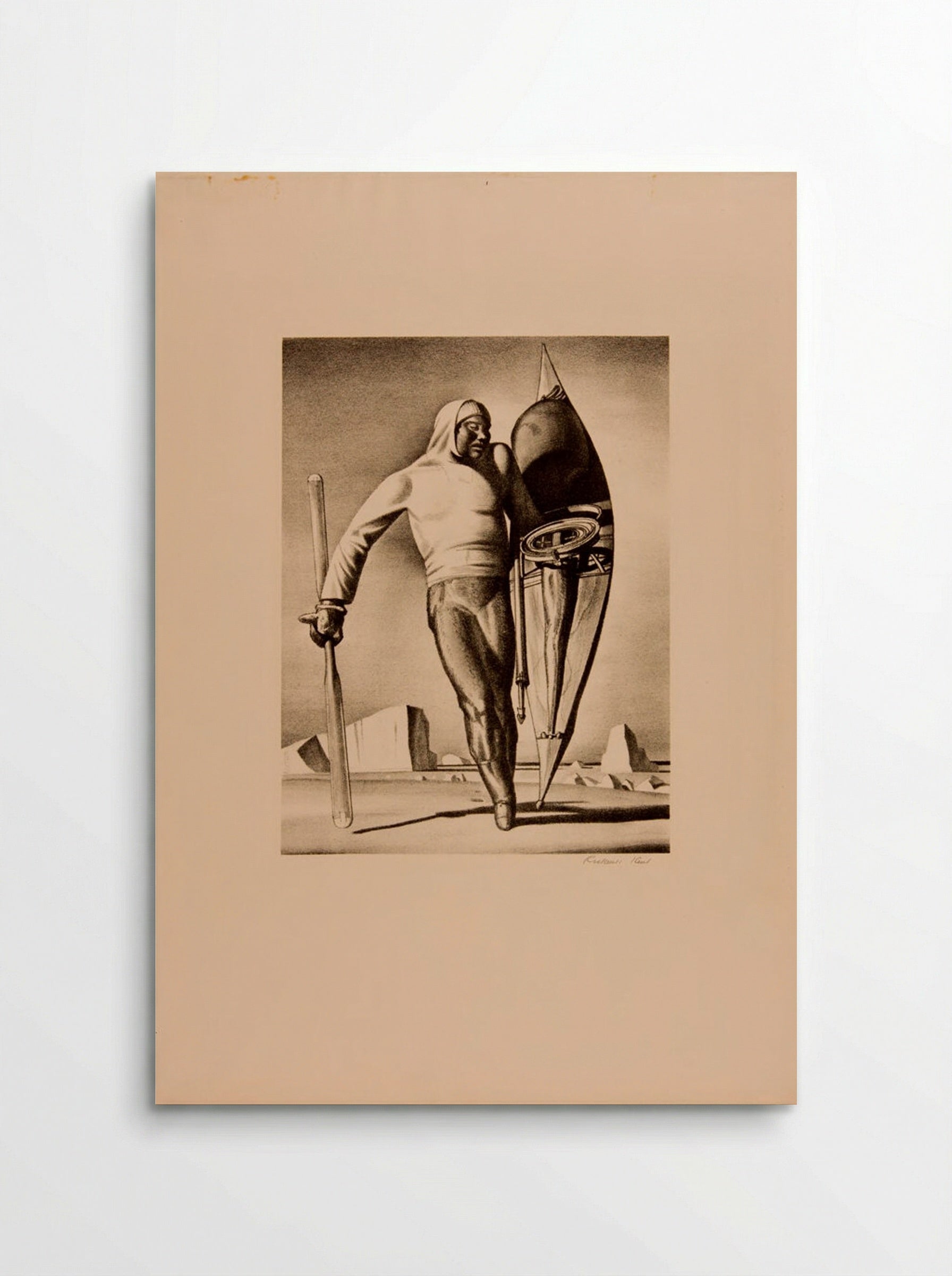 A Kayaker - Rockwell Kent - Poster