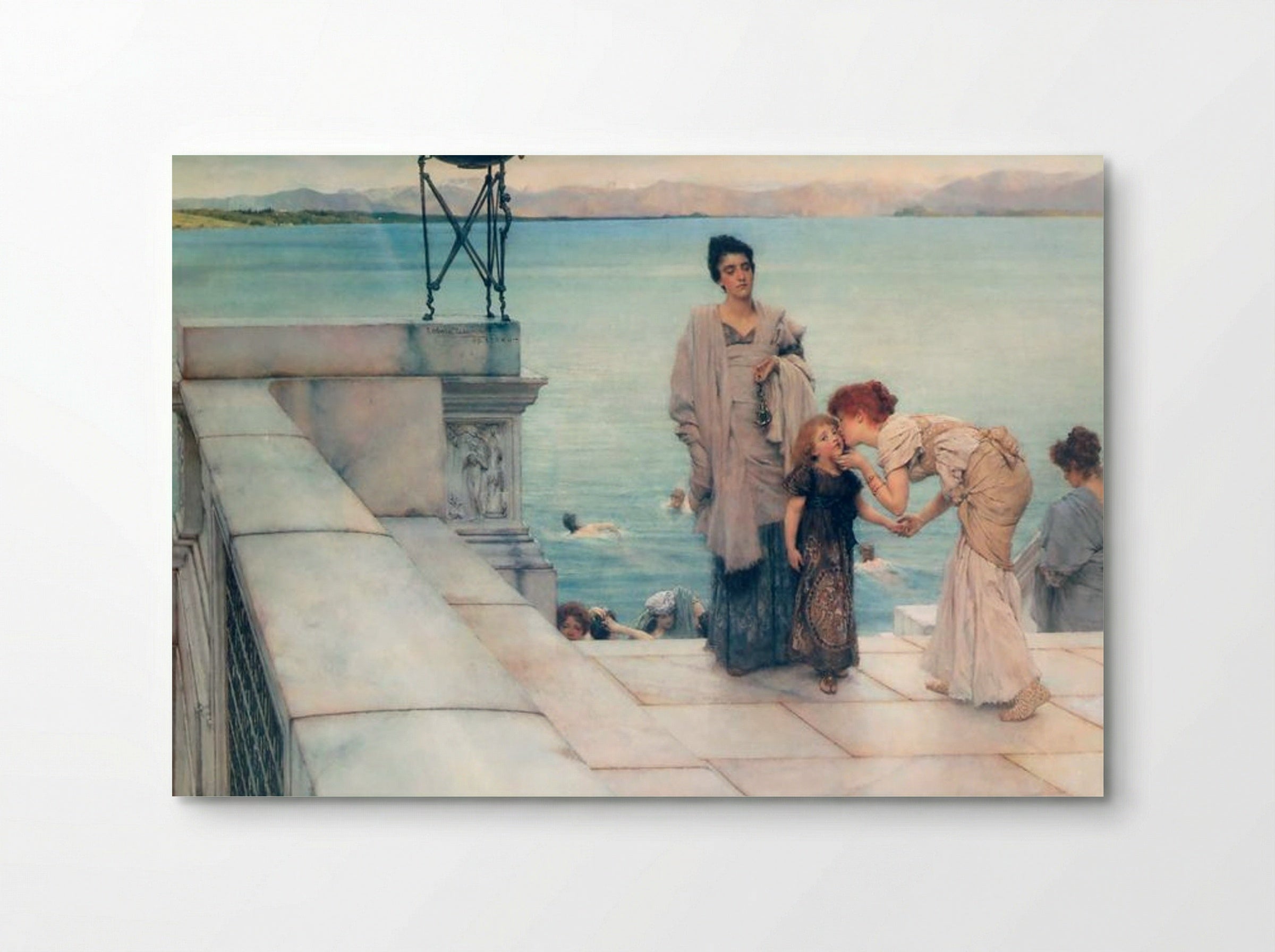 A Kiss - Sir Lawrence Alma-Tadema - Poster