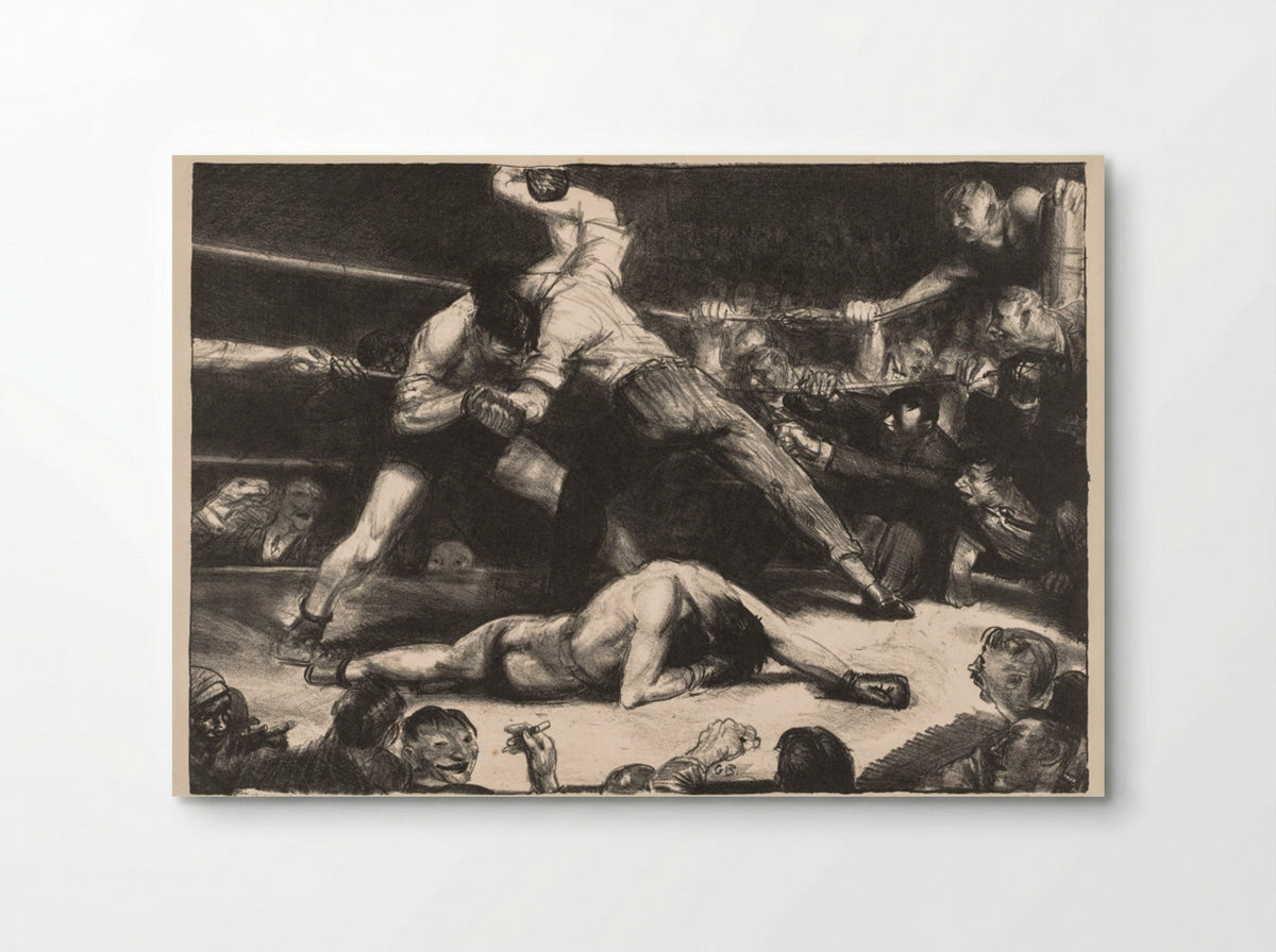 A Knockout - George Bellows - Poster