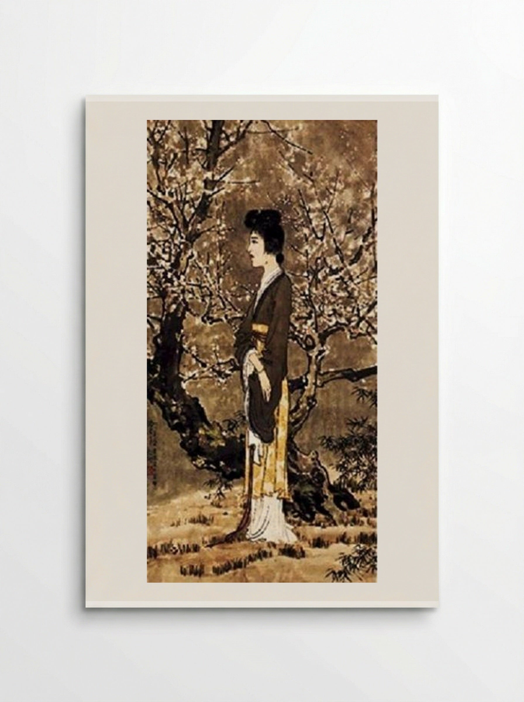 A Lady in a Tang Poem - Xu Beihong - Poster