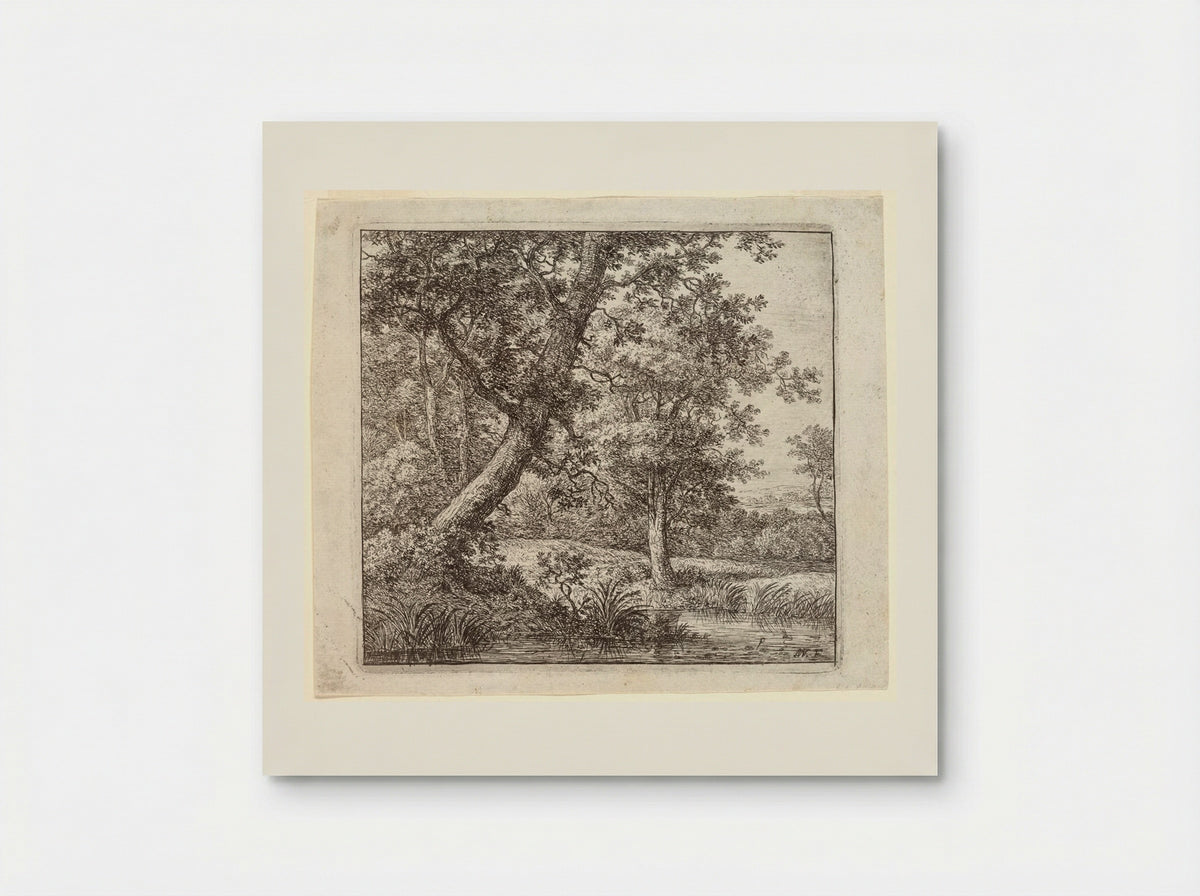 A Leaning Tree - Anthonie Waterloo - Poster