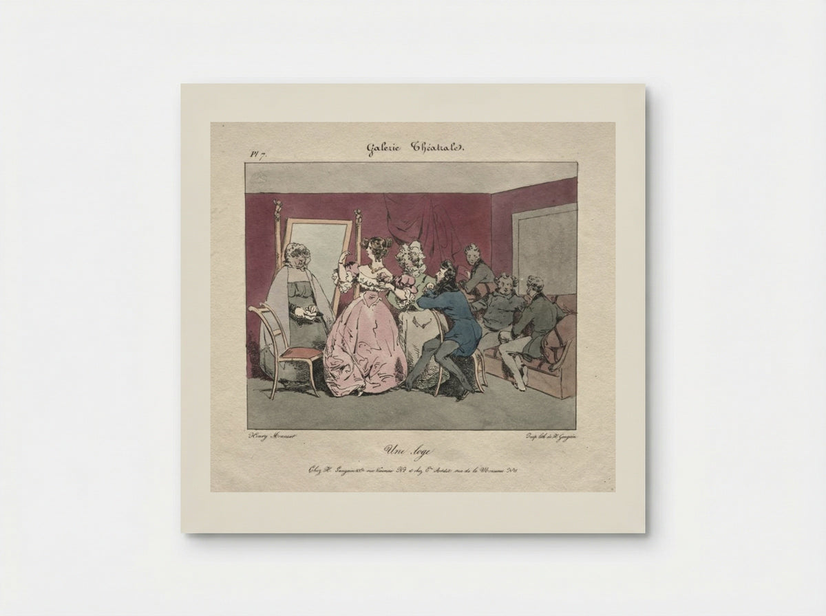 A Loge - Henry Bonaventure Monnier - Poster