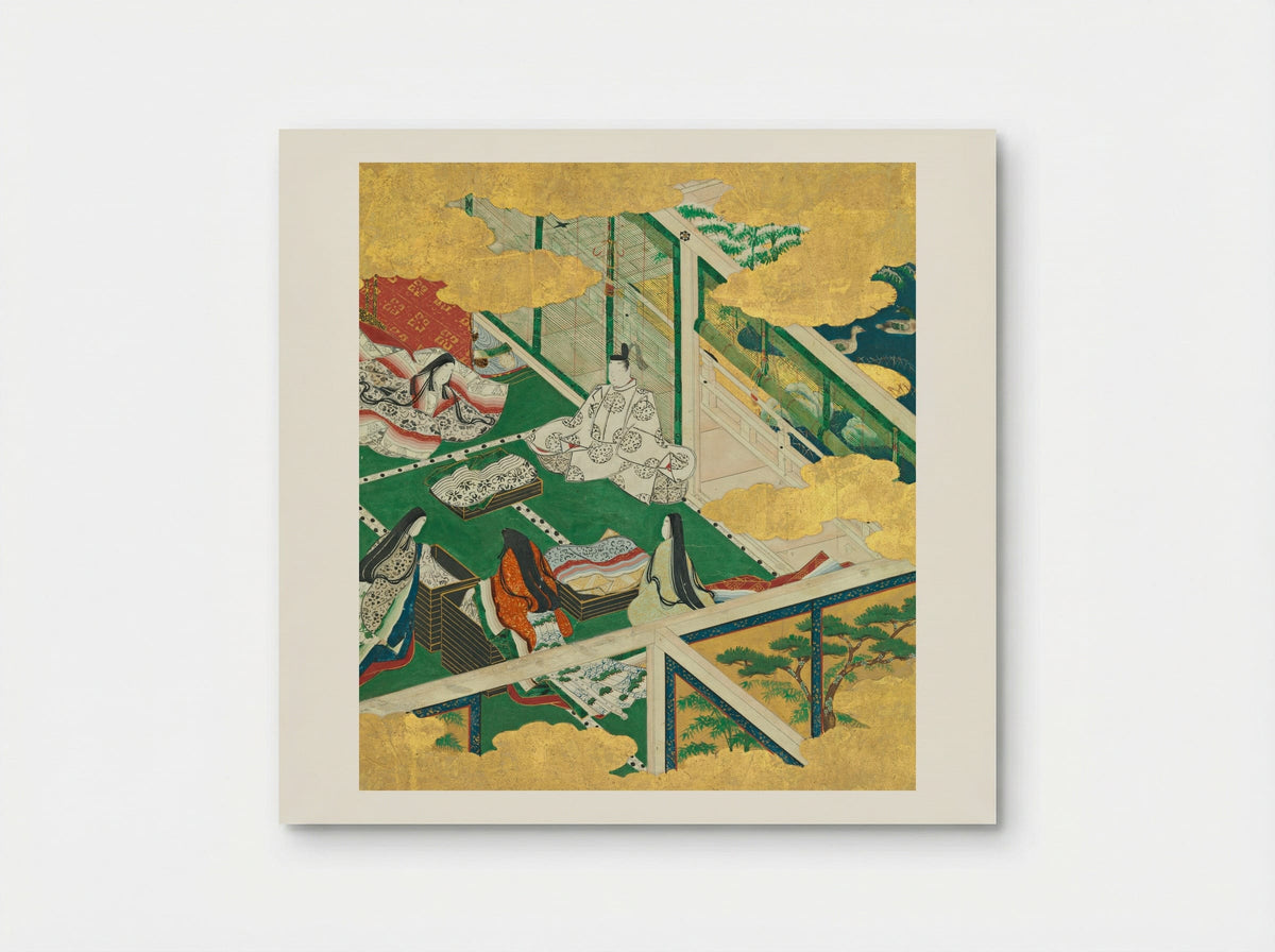 A Lovely Garland (Tamakazura) - Tosa Mitsuyoshi - Poster