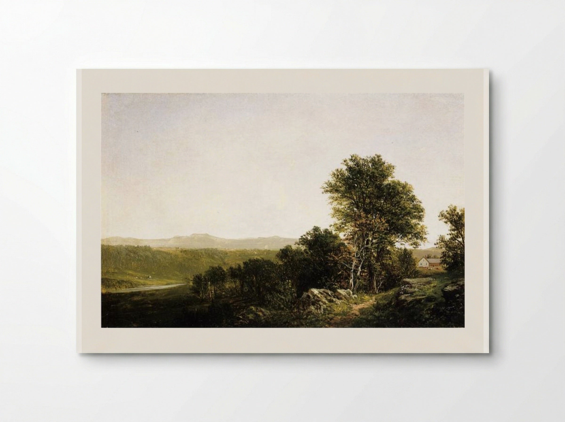 A Lush Summer Landscape - David Johnson - Poster