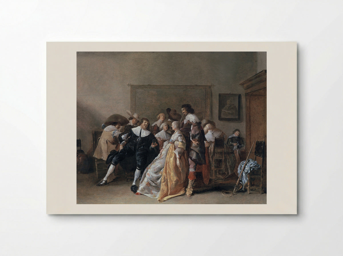 A Merry Company in an Interior - Anthonie Palamedesz. - Poster