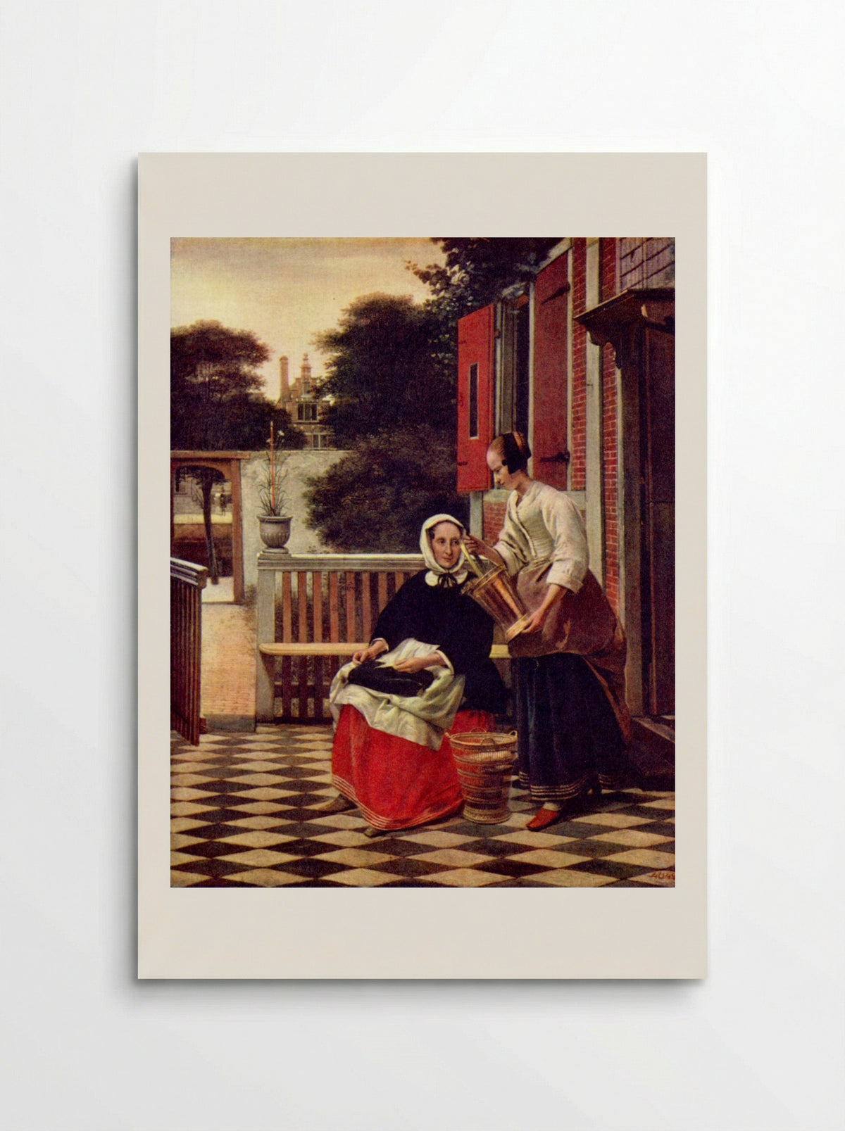 A Mistress and her Maid - Pieter de Hooch - Poster