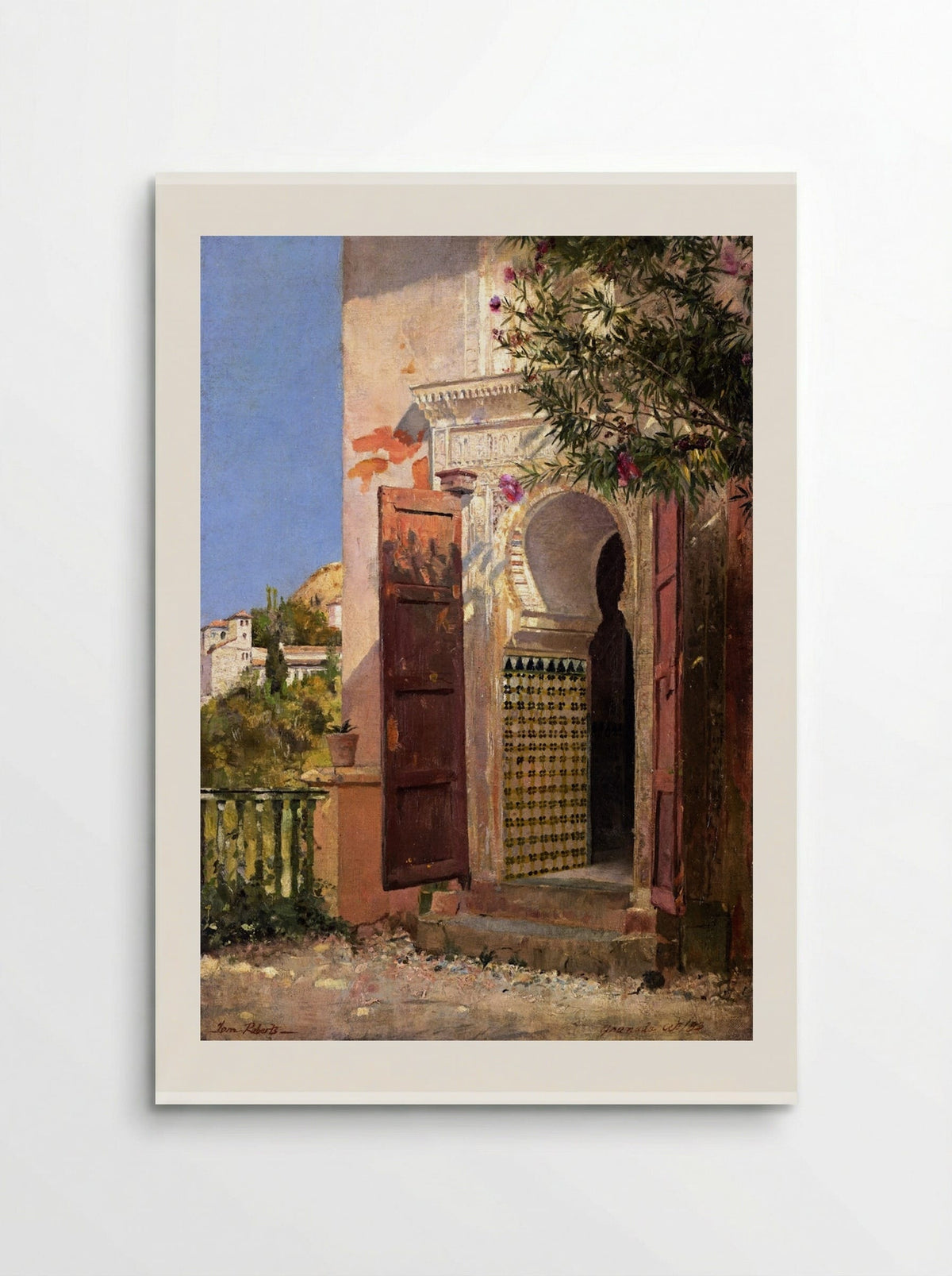 A Moorish Doorway - Tom Roberts - Poster