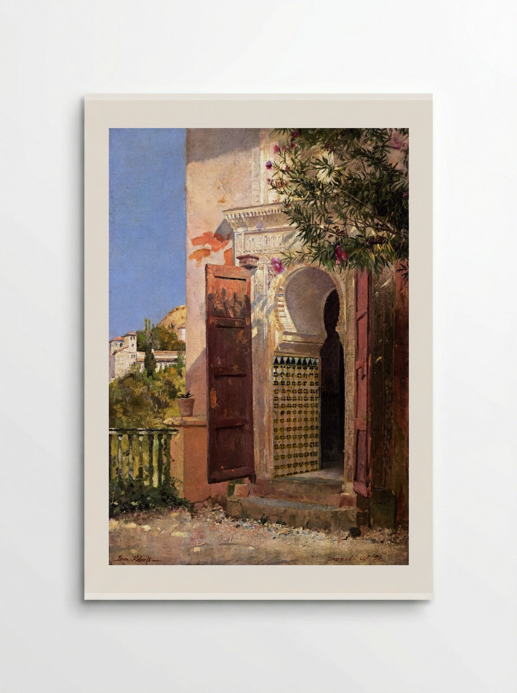 A Moorish Doorway - Tom Roberts - Poster
