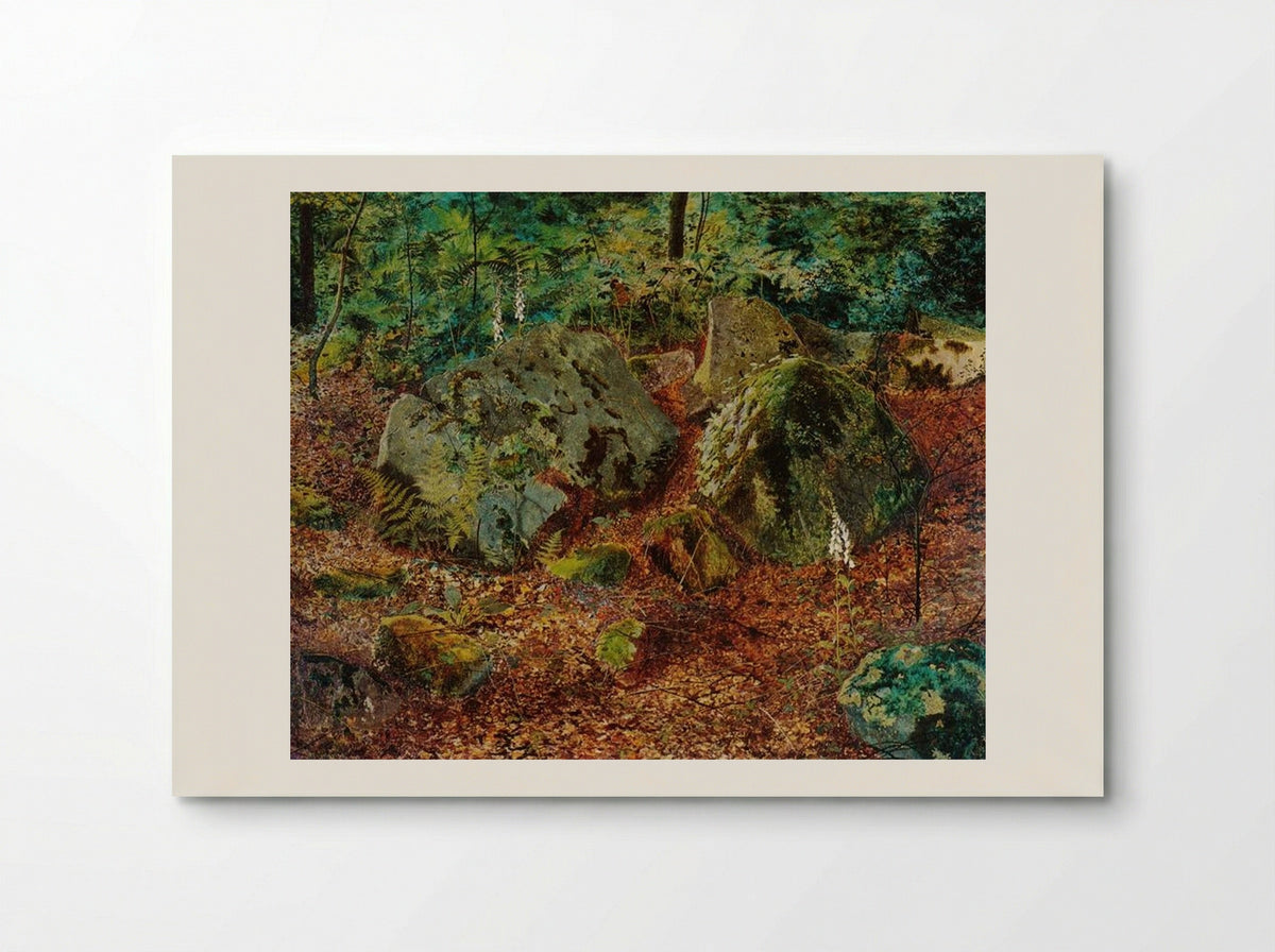 A Mossy Glen - John Atkinson Grimshaw - Poster