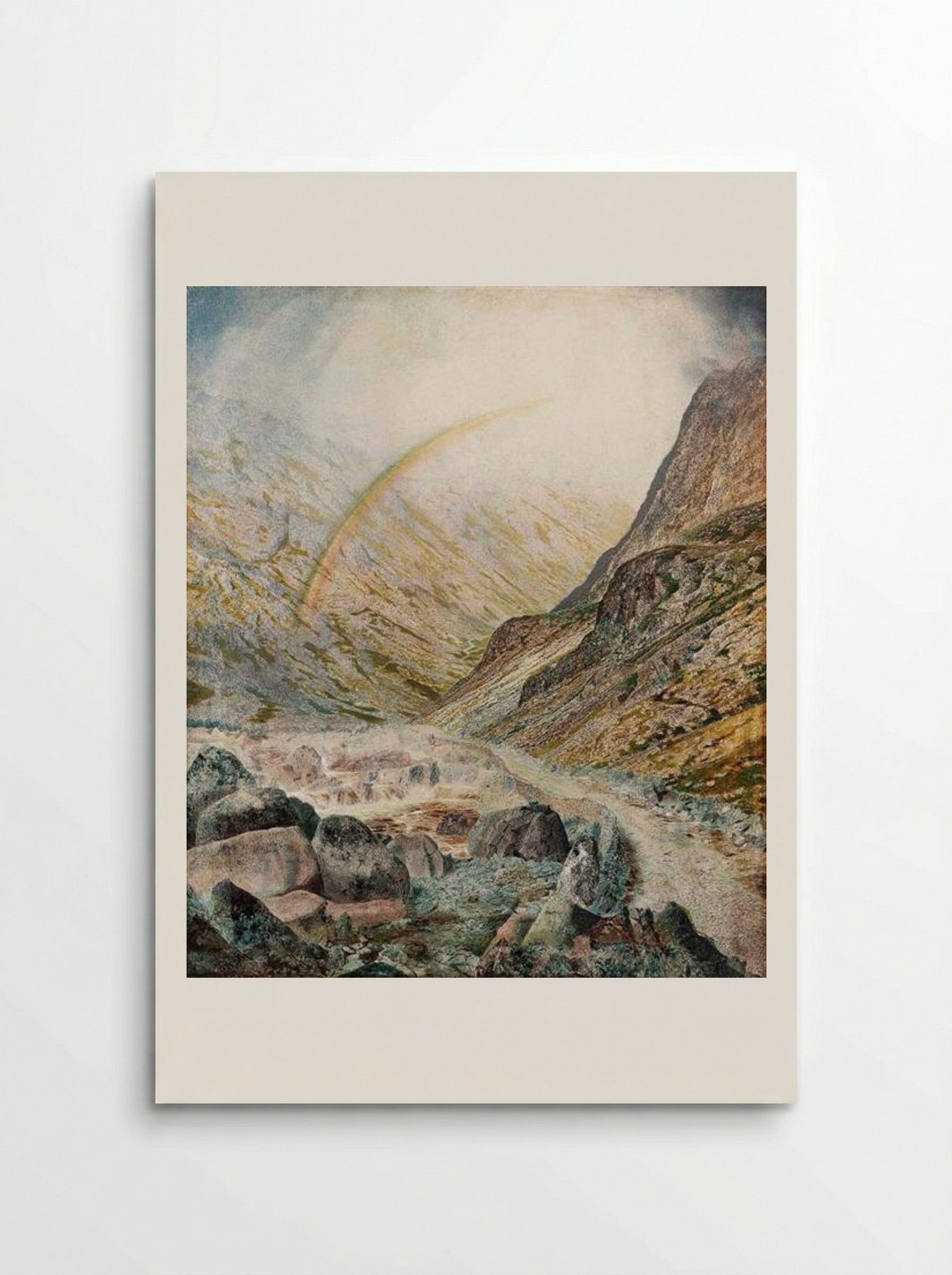 A Mountain Road, Flood Time - John Atkinson Grimshaw - Poster