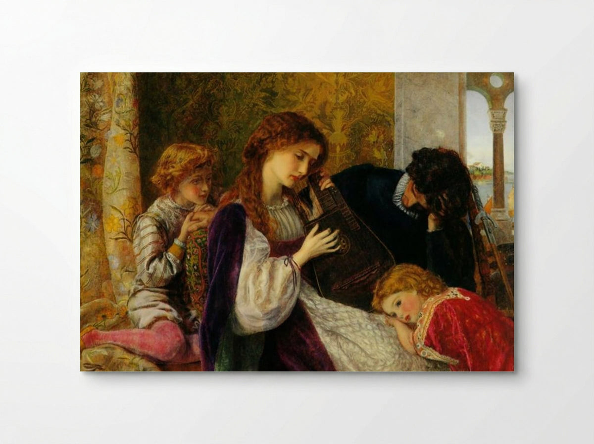 A Music Party - Arthur Hughes - Poster