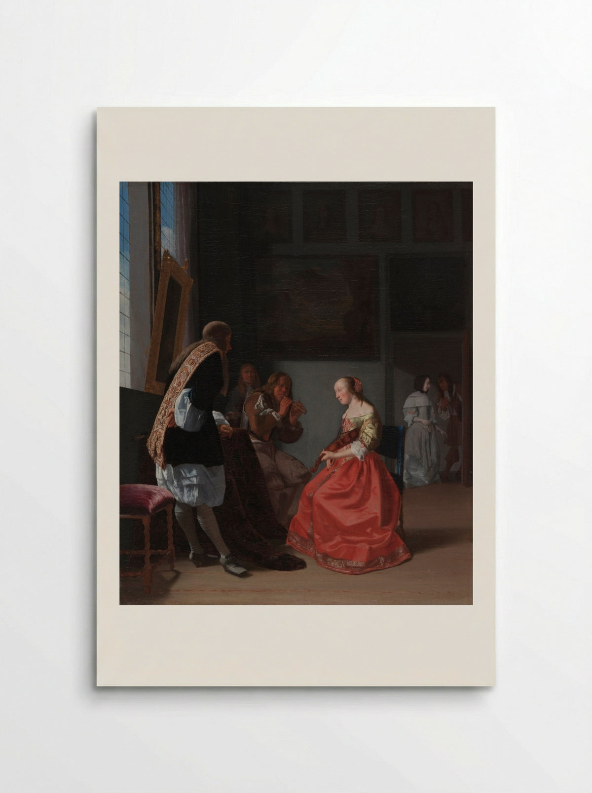 A Musical Company - Jacob Ochtervelt - Poster