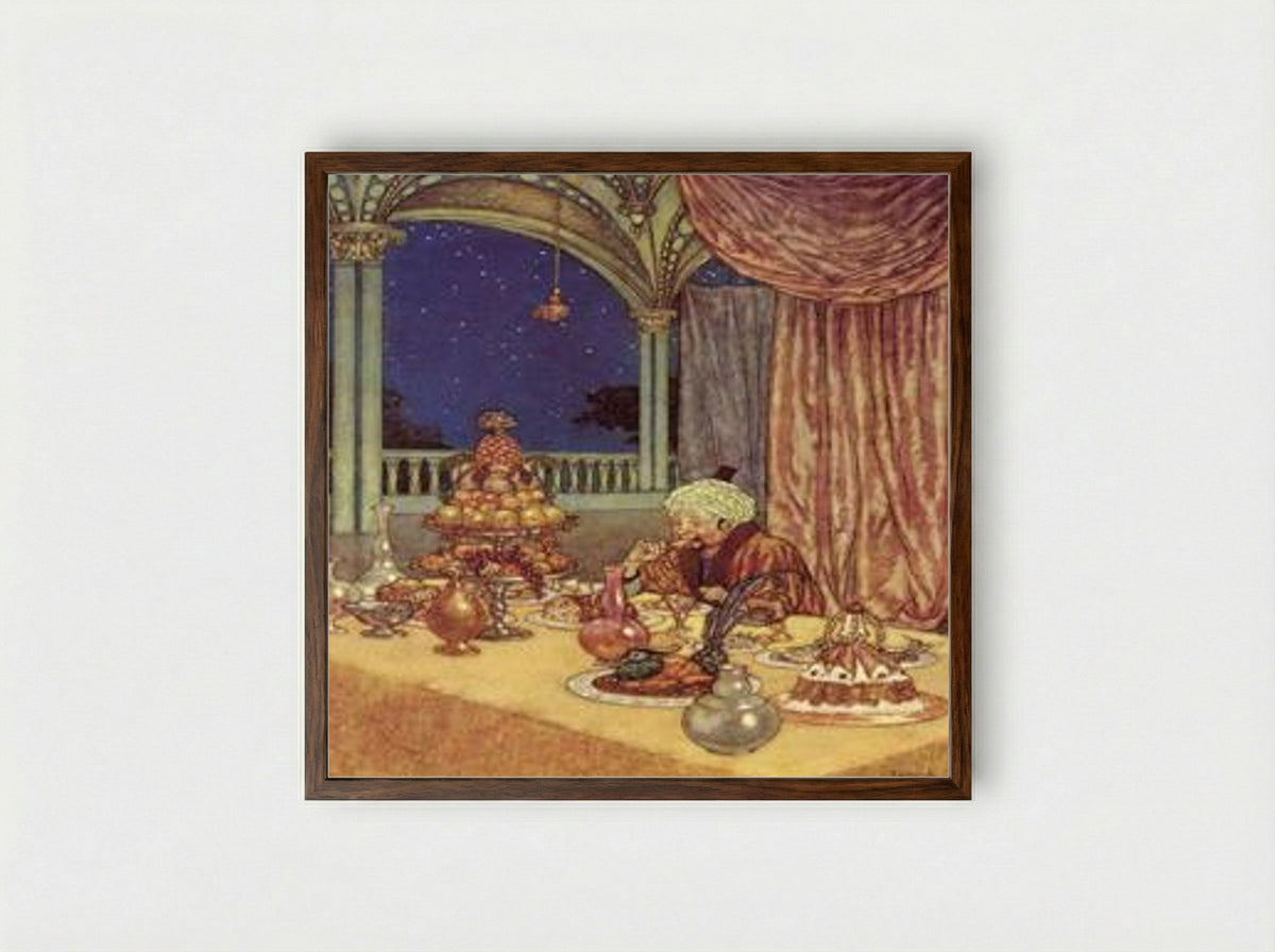 A Palace of Wonder (from Beauty and the Beast) - Eleanor Vere Boyle - Framed Print Dark Wood