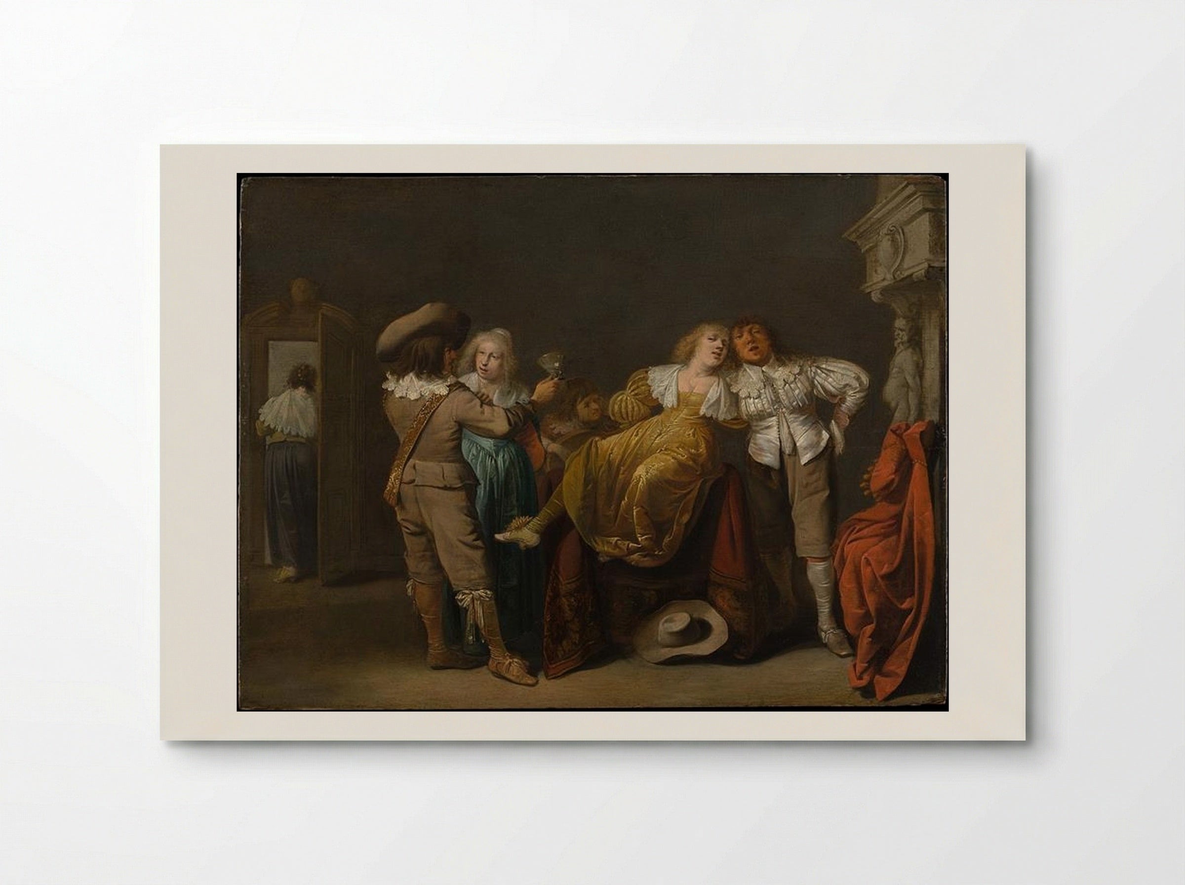A Party of Merrymakers - Pieter Jansz. Quast - Poster