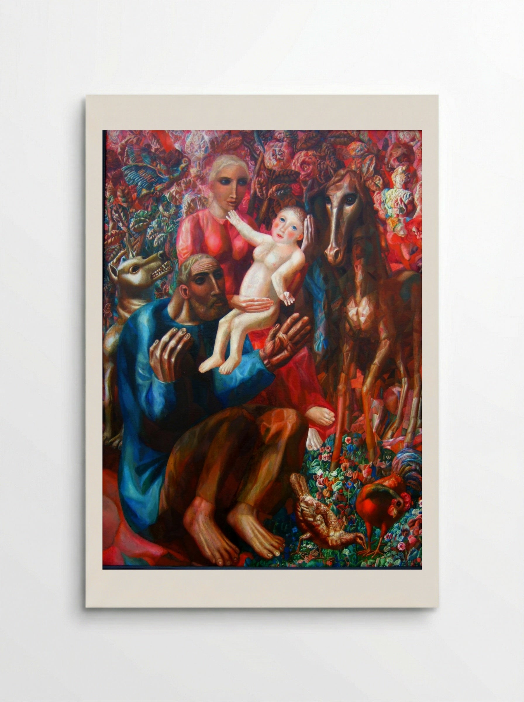 A Peasant Family (The Holy Family) - Pavel Filonov - Poster