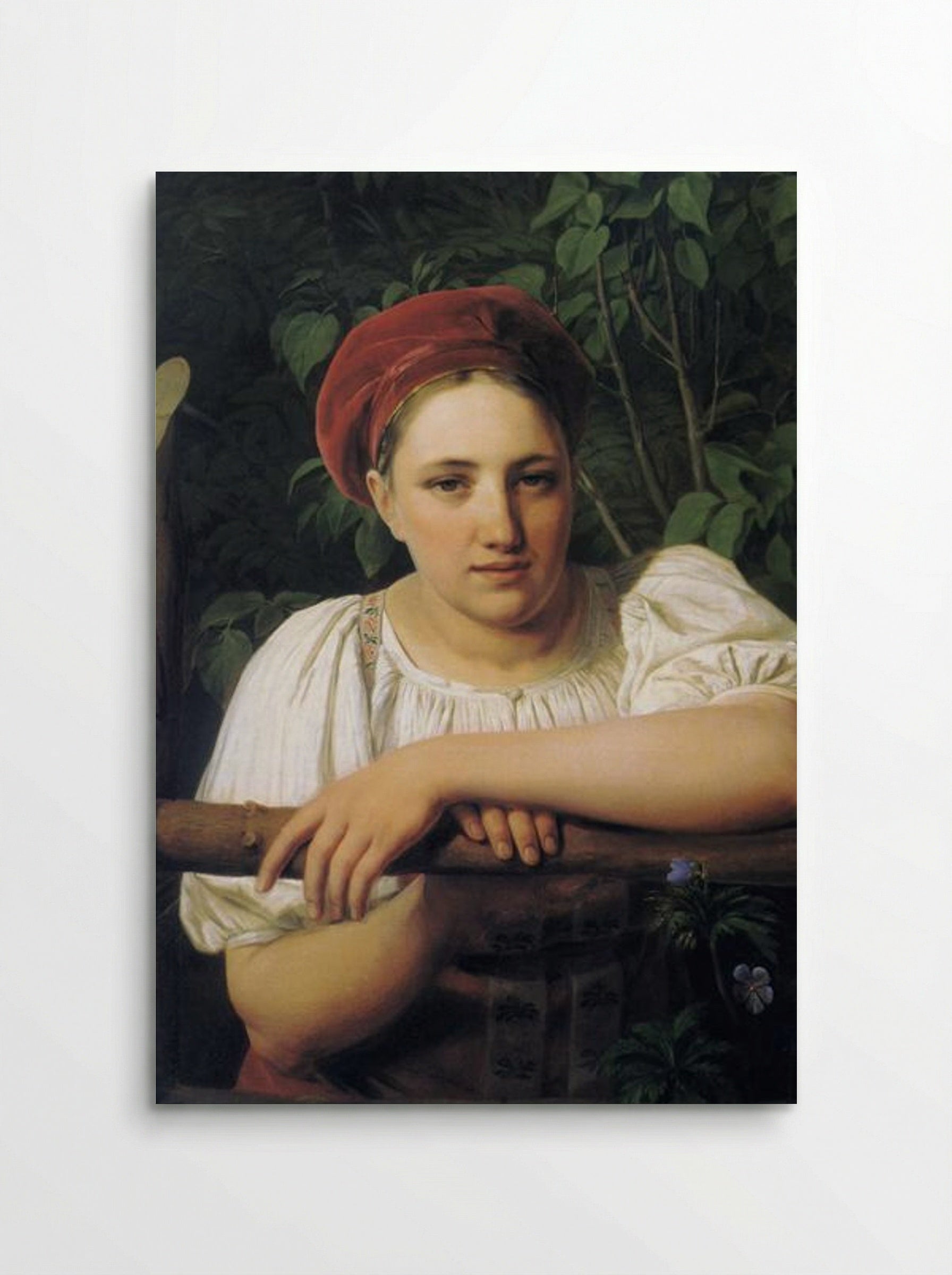 A Peasant Girl from Tver - Alexey Venetsianov - Poster