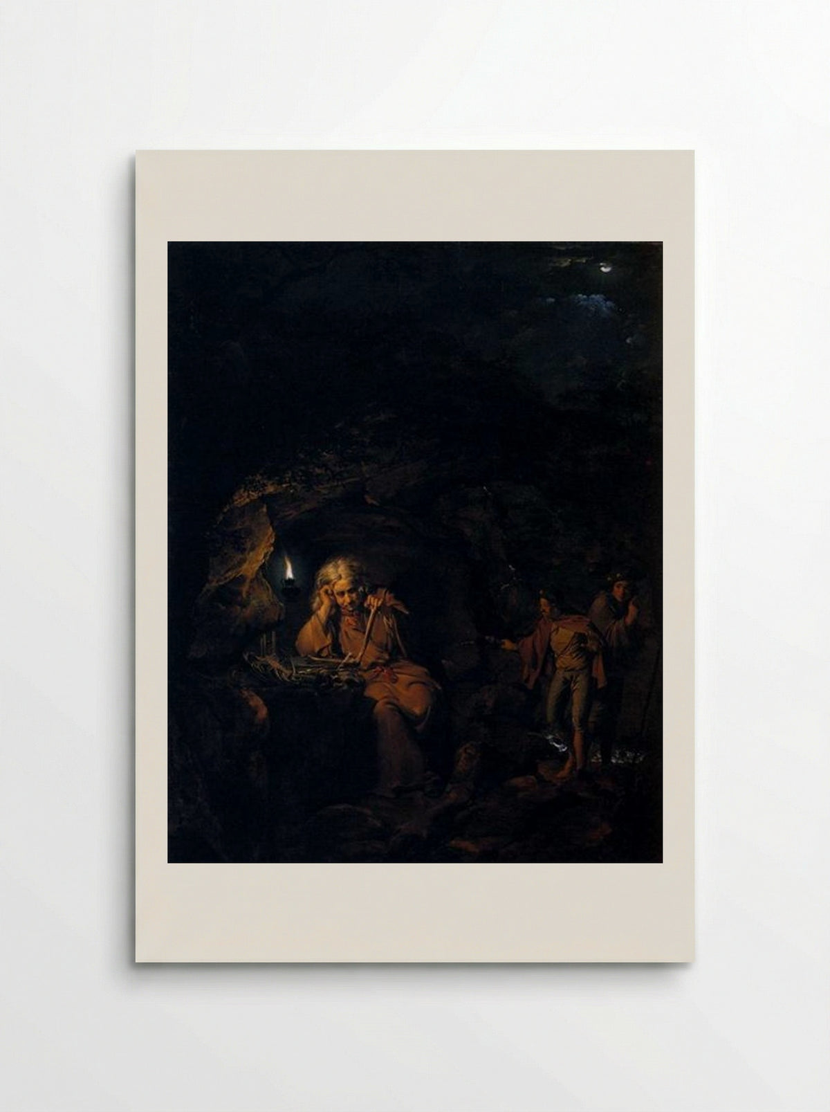 A Philosopher by Lamp Light - Joseph Wright of Derby - Poster