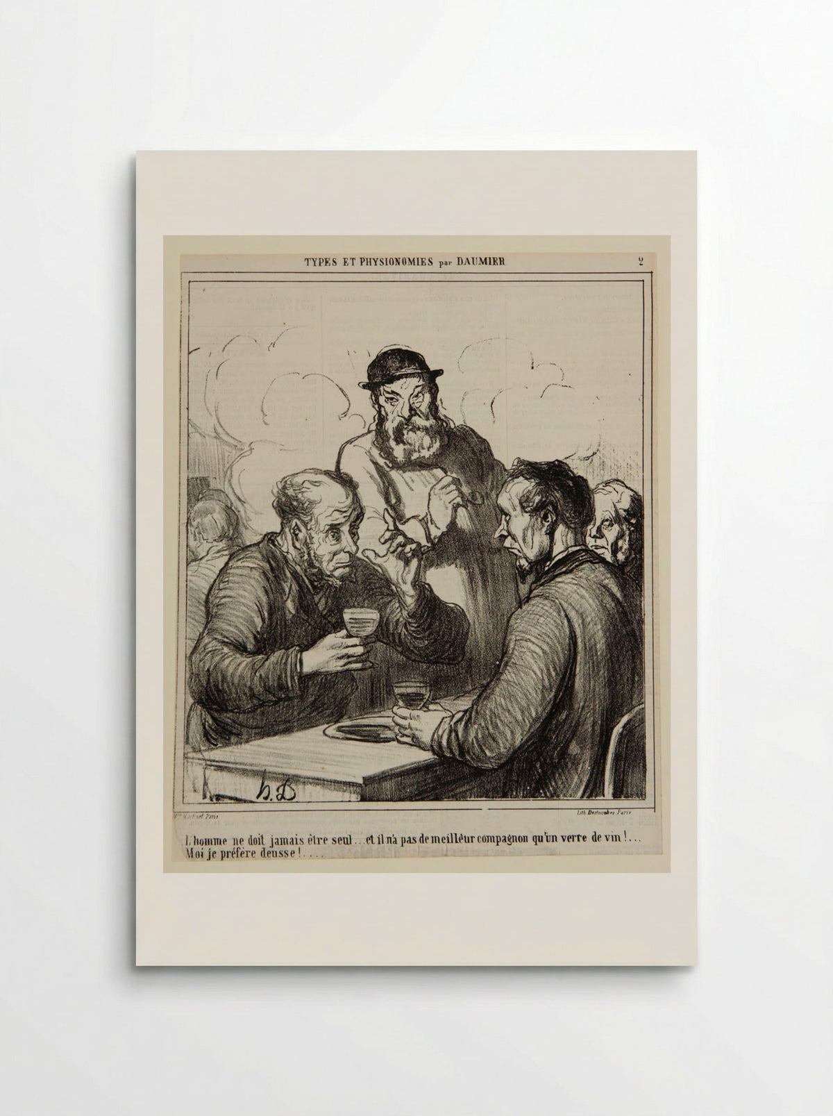 A Philosopher - Honoré-Victorin Daumier - Poster