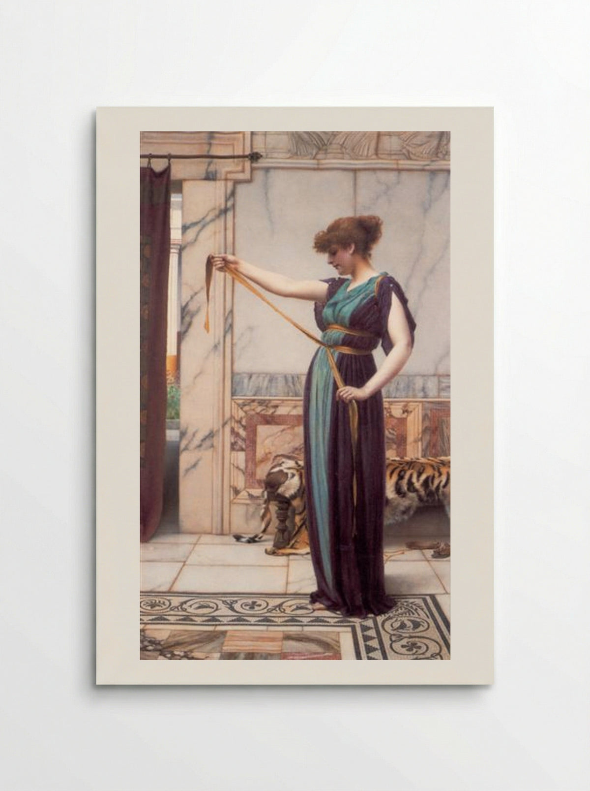 A Pompeian Lady - John William Godward - Poster
