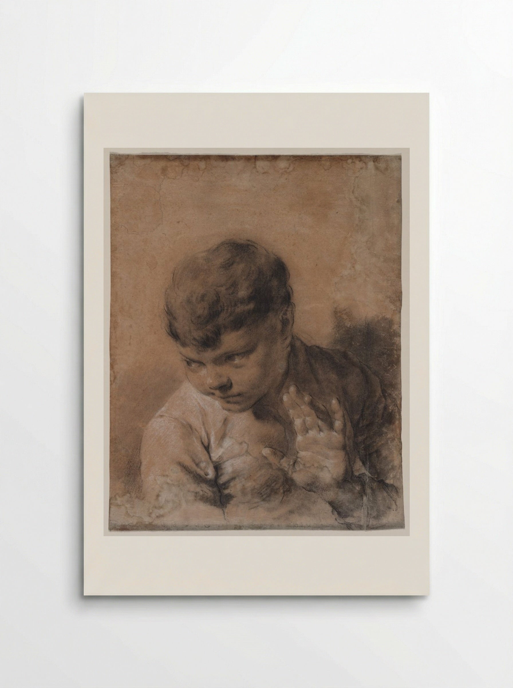 A Portrait of the Artist's Son Giacomo - Giovanni Battista Piazzetta - Poster