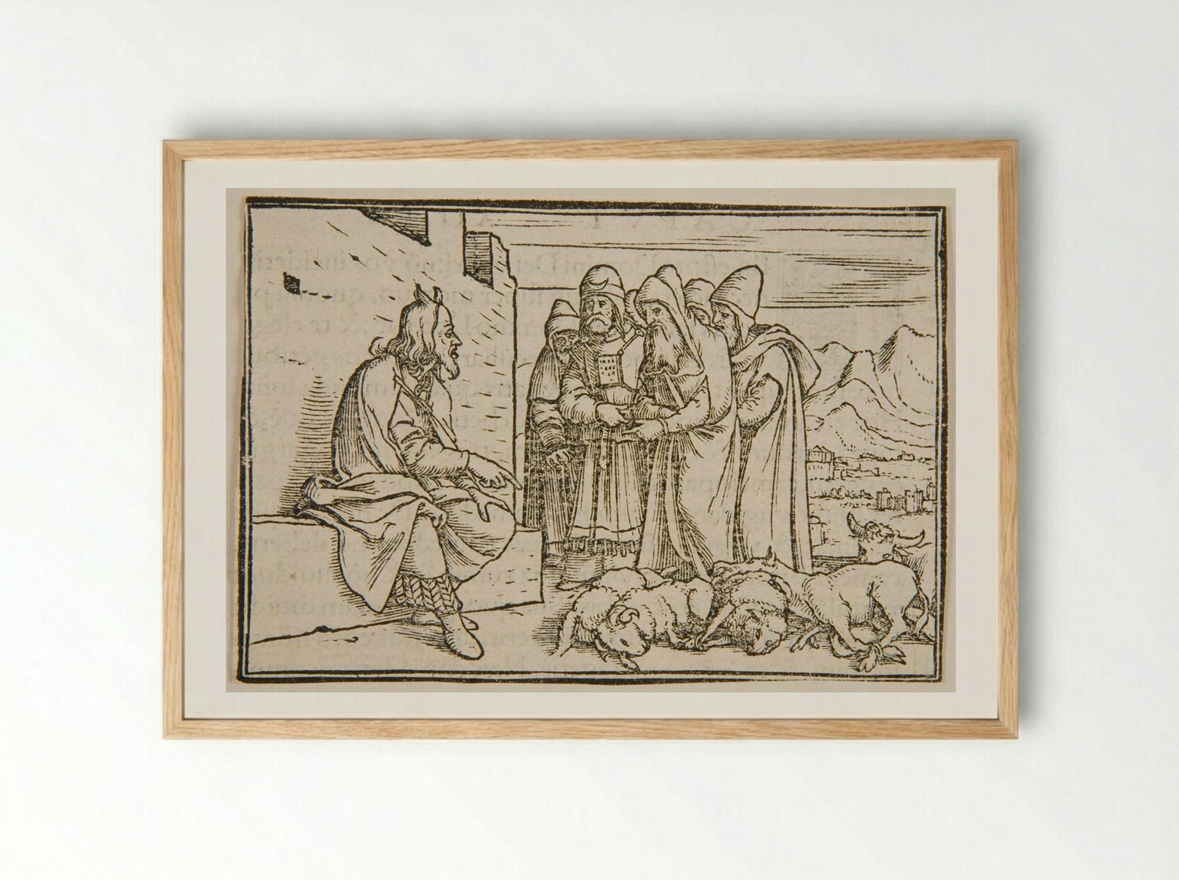 A Prophet Promised - Hans Holbein the Younger - Framed Print Wood