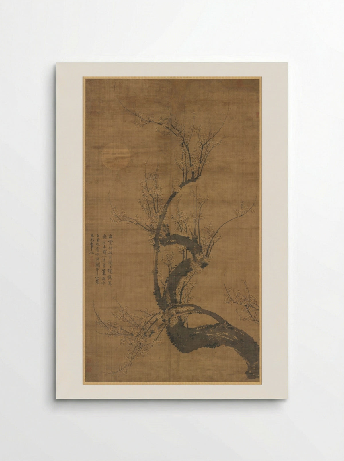 A Prunus in the Moonlight - Wang Mian - Poster