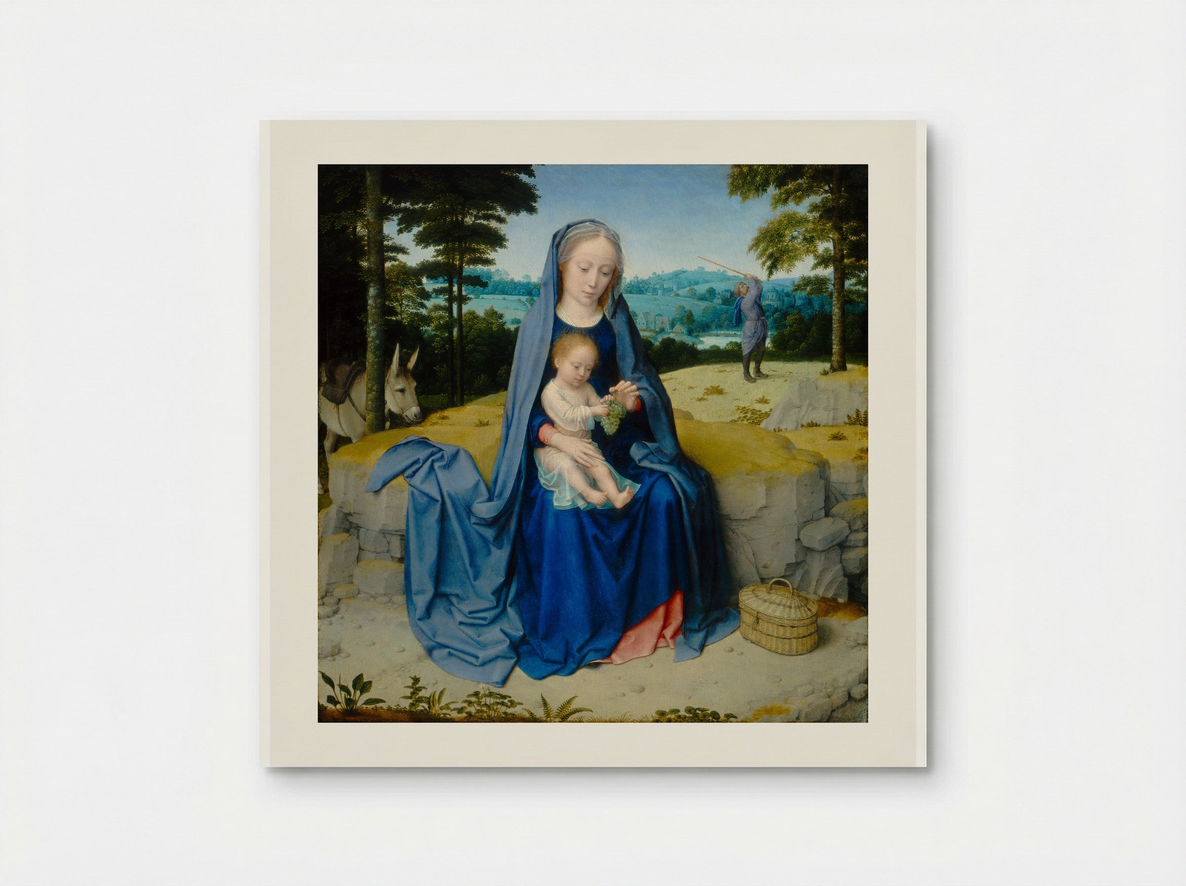 A Rest During the Flight to Egypt - Gerard David - Poster