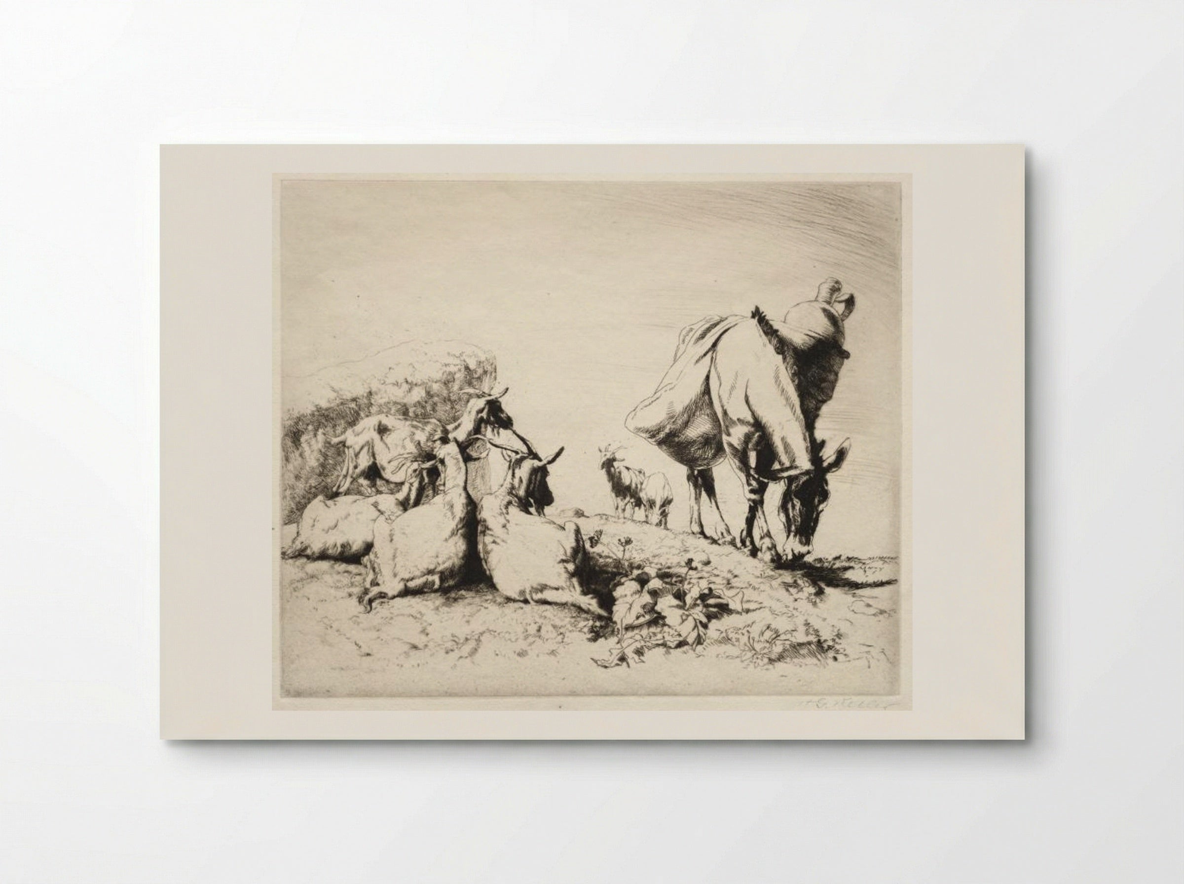A Roadside in Spain - Henry Keller - Poster